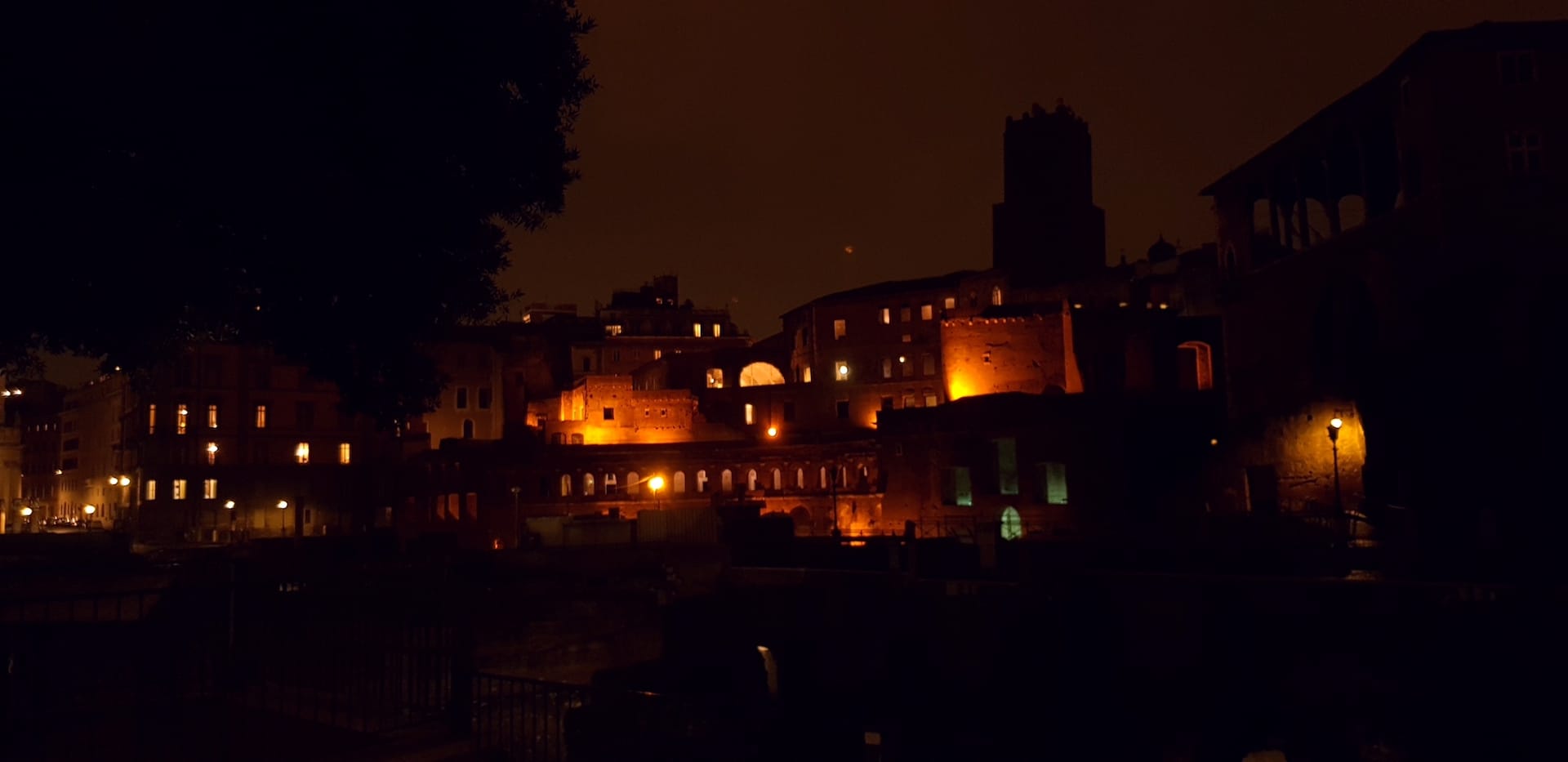 A night view of Ancient Roman Ruins, Copyright: Christina Athanasiou
