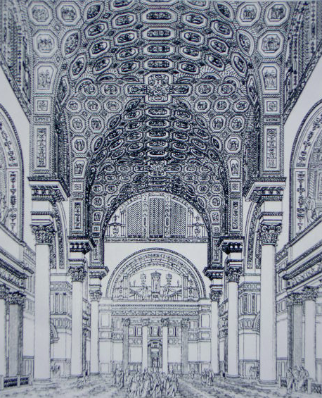 The Baths of Caracalla (reconstructive drawing from 1899)