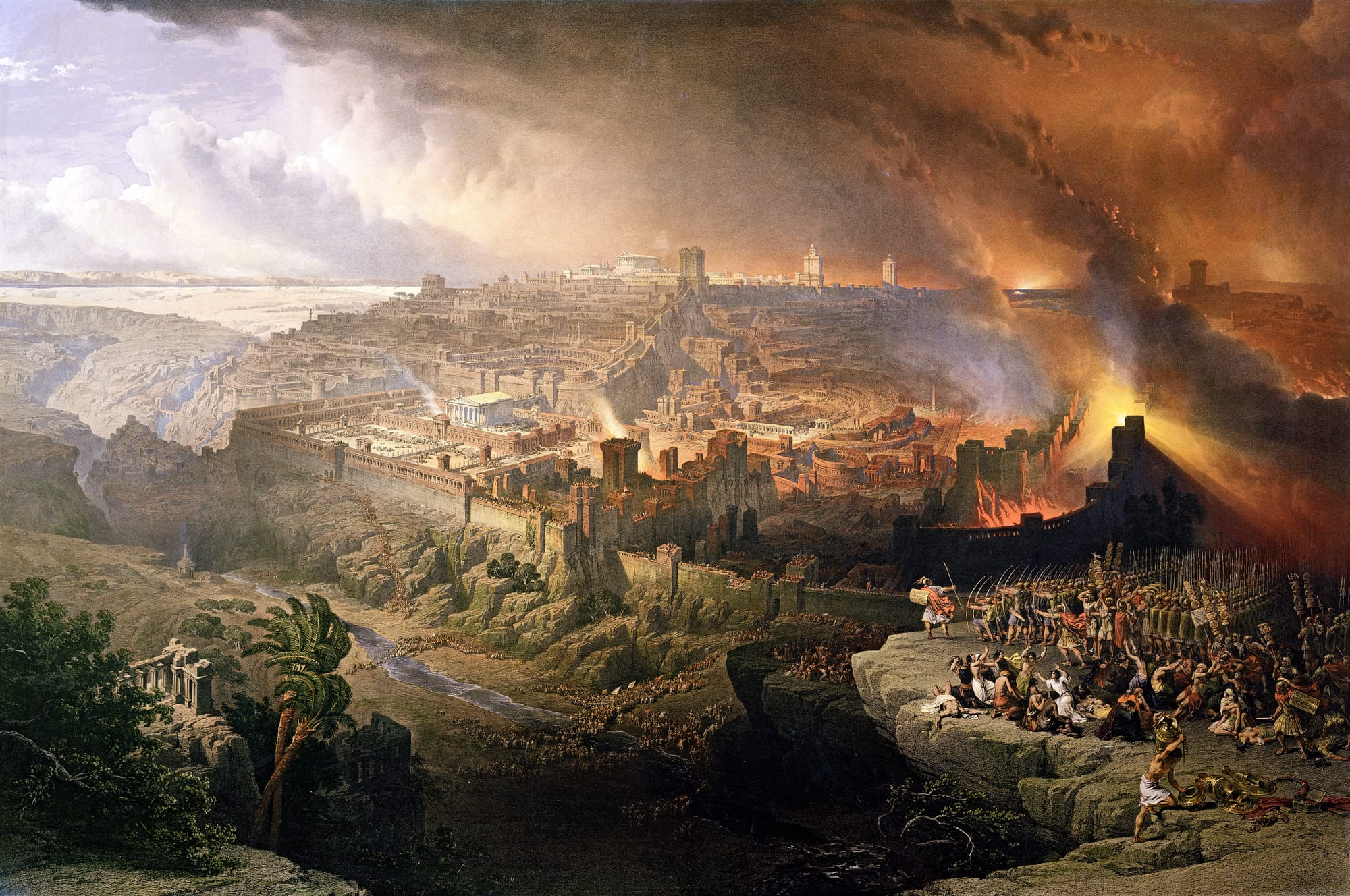 The Siege and Destruction of Jerusalem by the Romans Under the Command of Titus. 