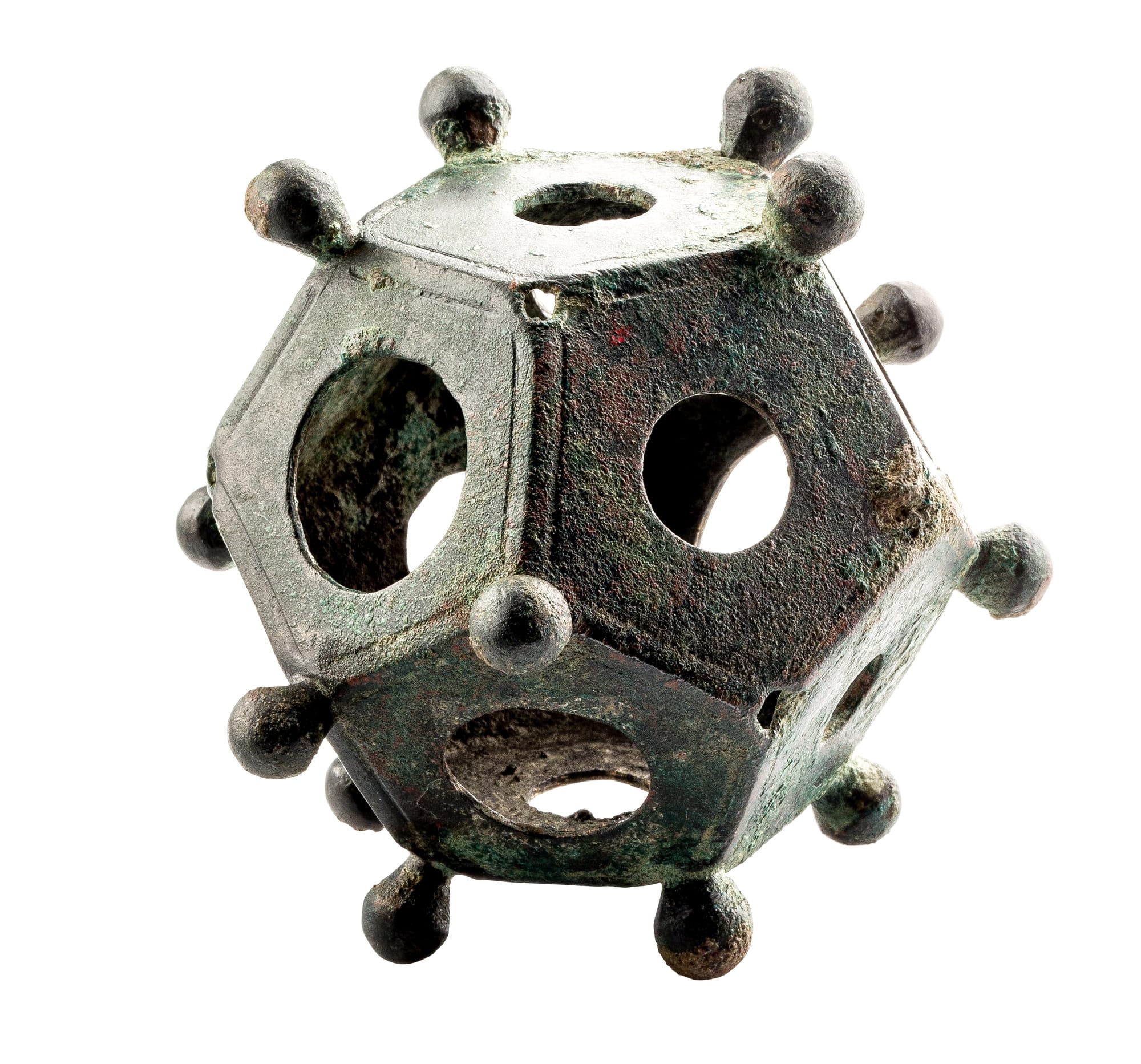 Pentagon dodecahedron in bronze