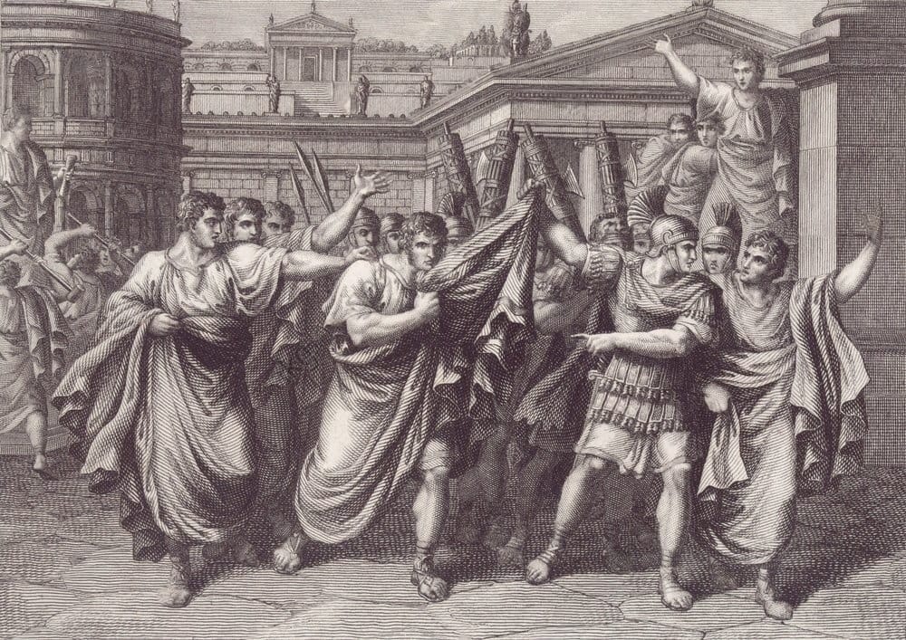 Sejanus is arrested and condemned to death