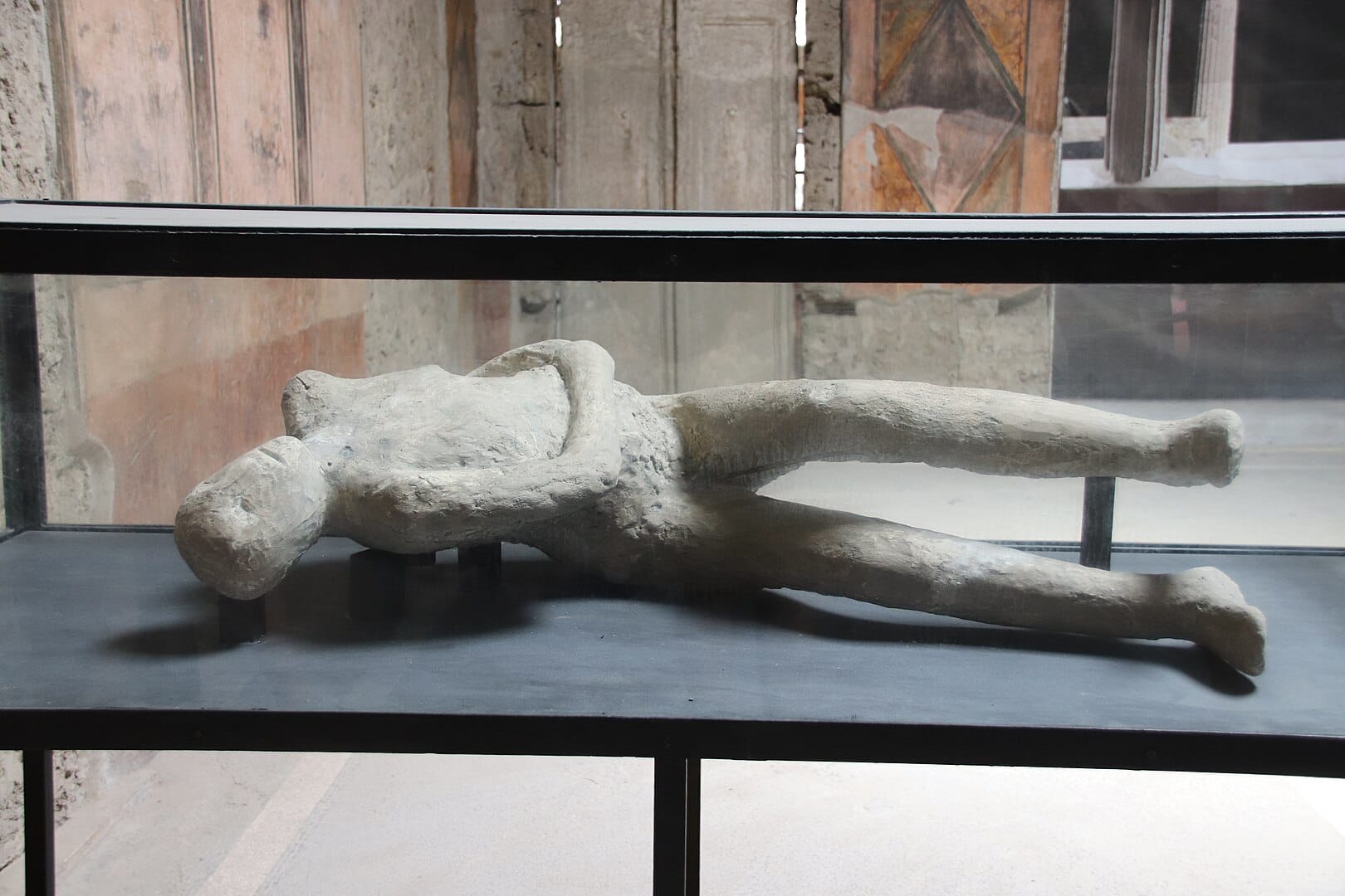 Pompeii Ruins: Cast of Human Victim at Villa of the Mysteries