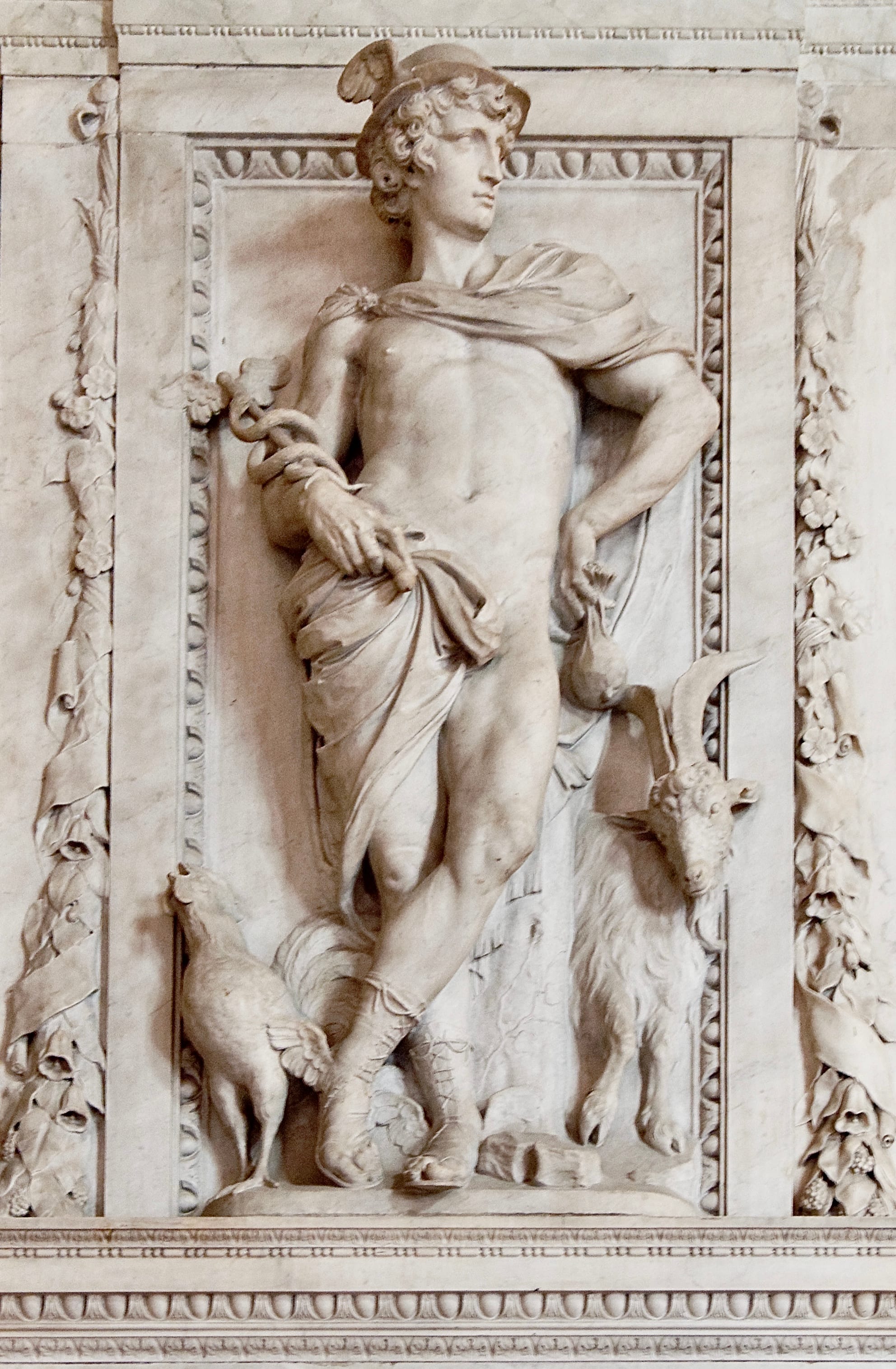 Mercurius by Artus Quellinus the Elder.