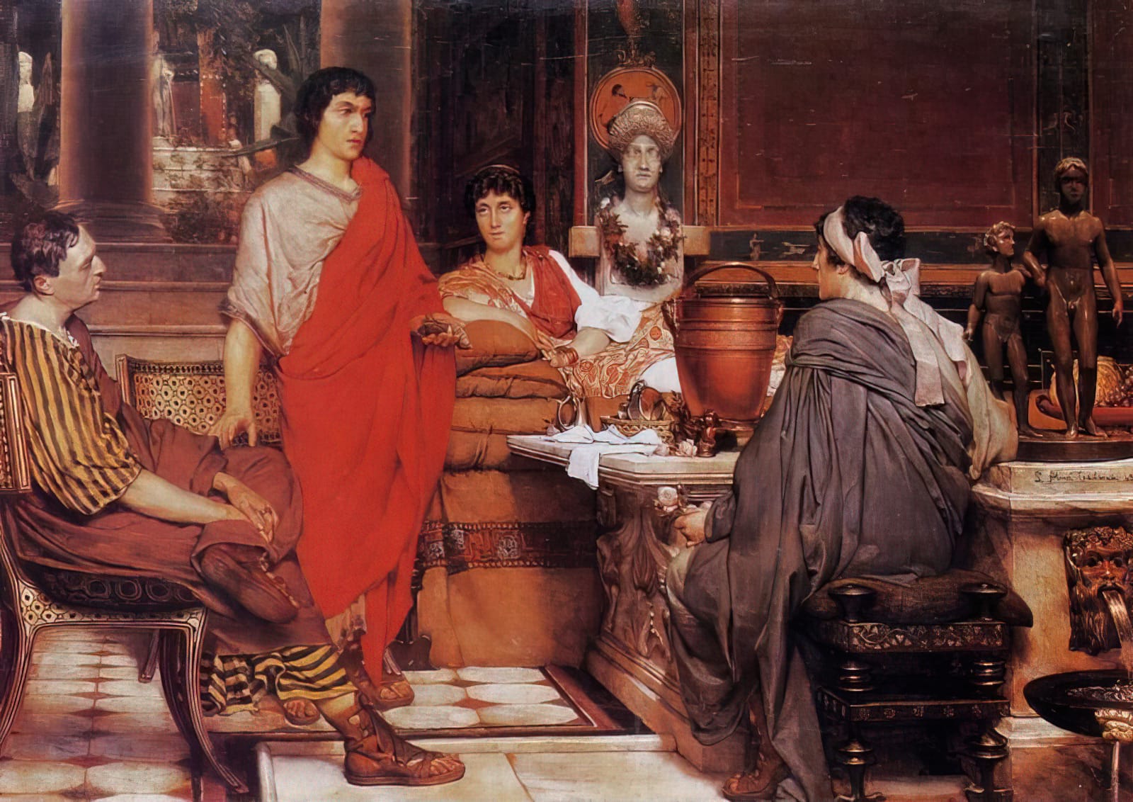 Catullus at Lesbia's by Sir Lawrence Alma-Tadema