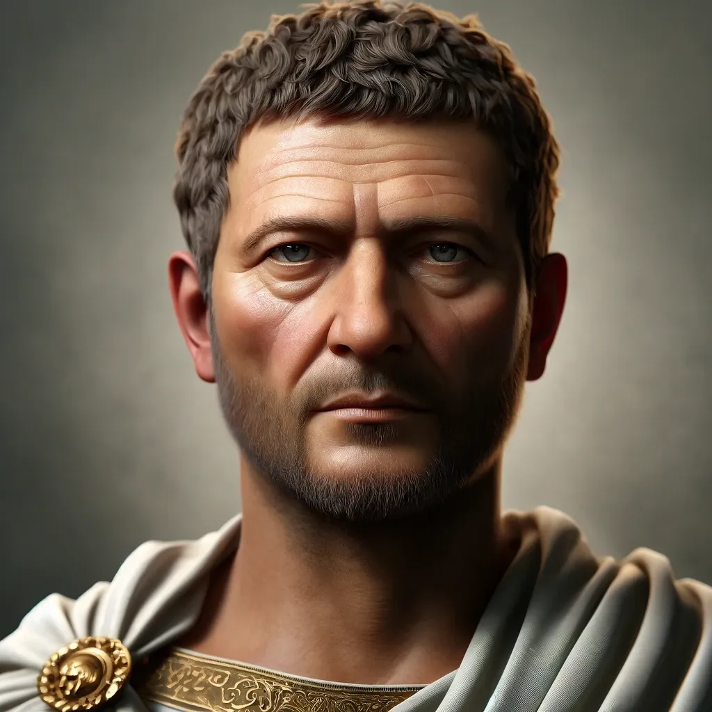 A portrait of Marcus Licinius Crassus