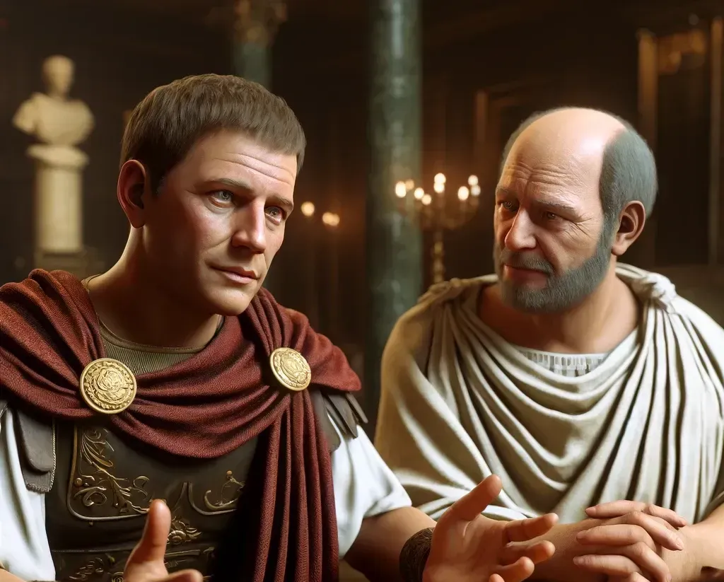 Discussions and negotiations with Crassus’s financial backing of Ceasar's election efforts