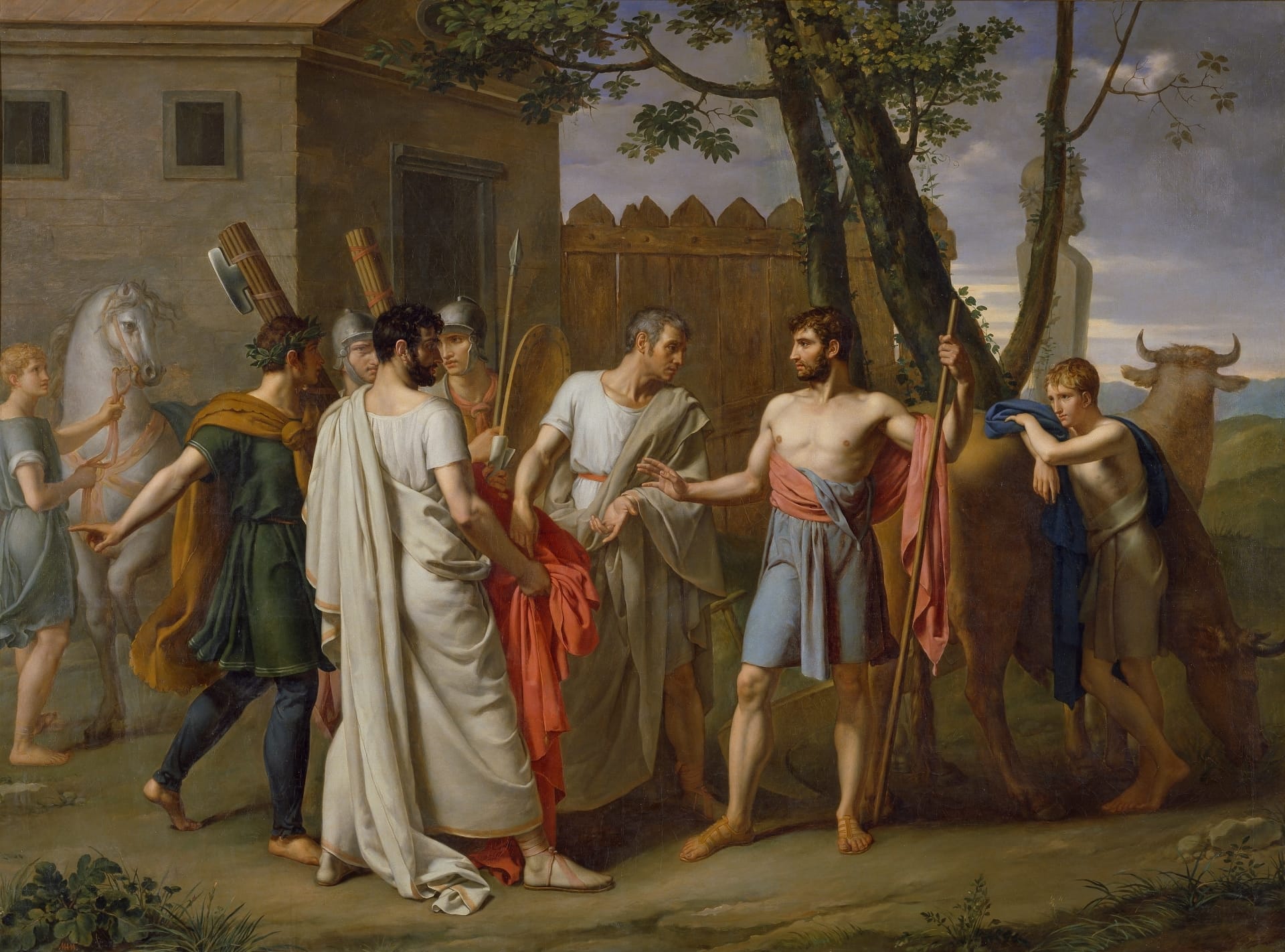 Juan Antonio Ribera's c. 1806 Cincinnatus Leaves the Plough to Dictate Laws to Rome.