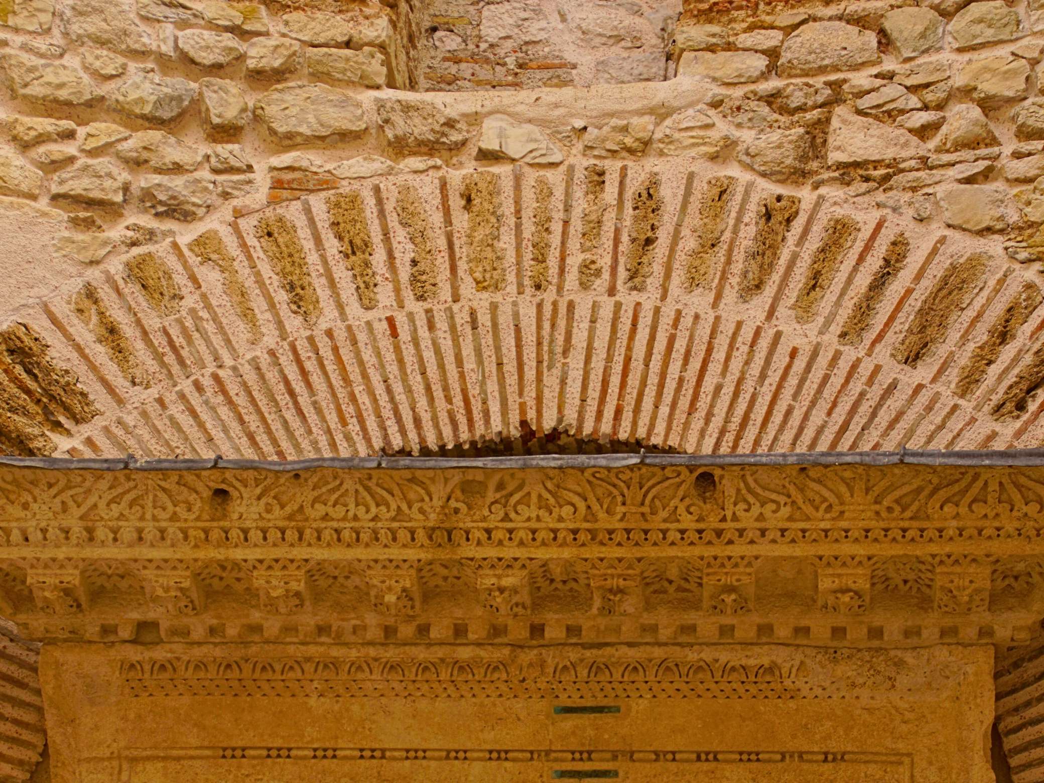 Roman Brick Arch in Rotunda Vestibule