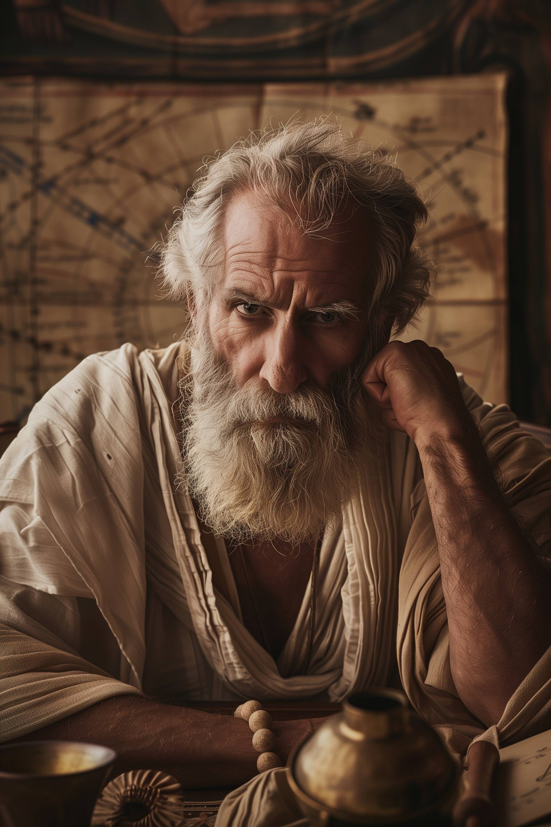 A possible portrait photo of Pythagoras, the Ancient Greek mathematician