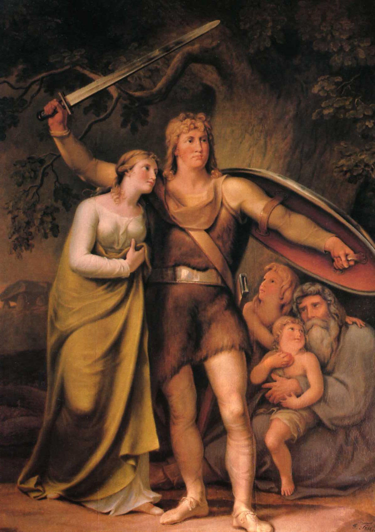 Hermann and Thusnelda (Tischbein, 1822)