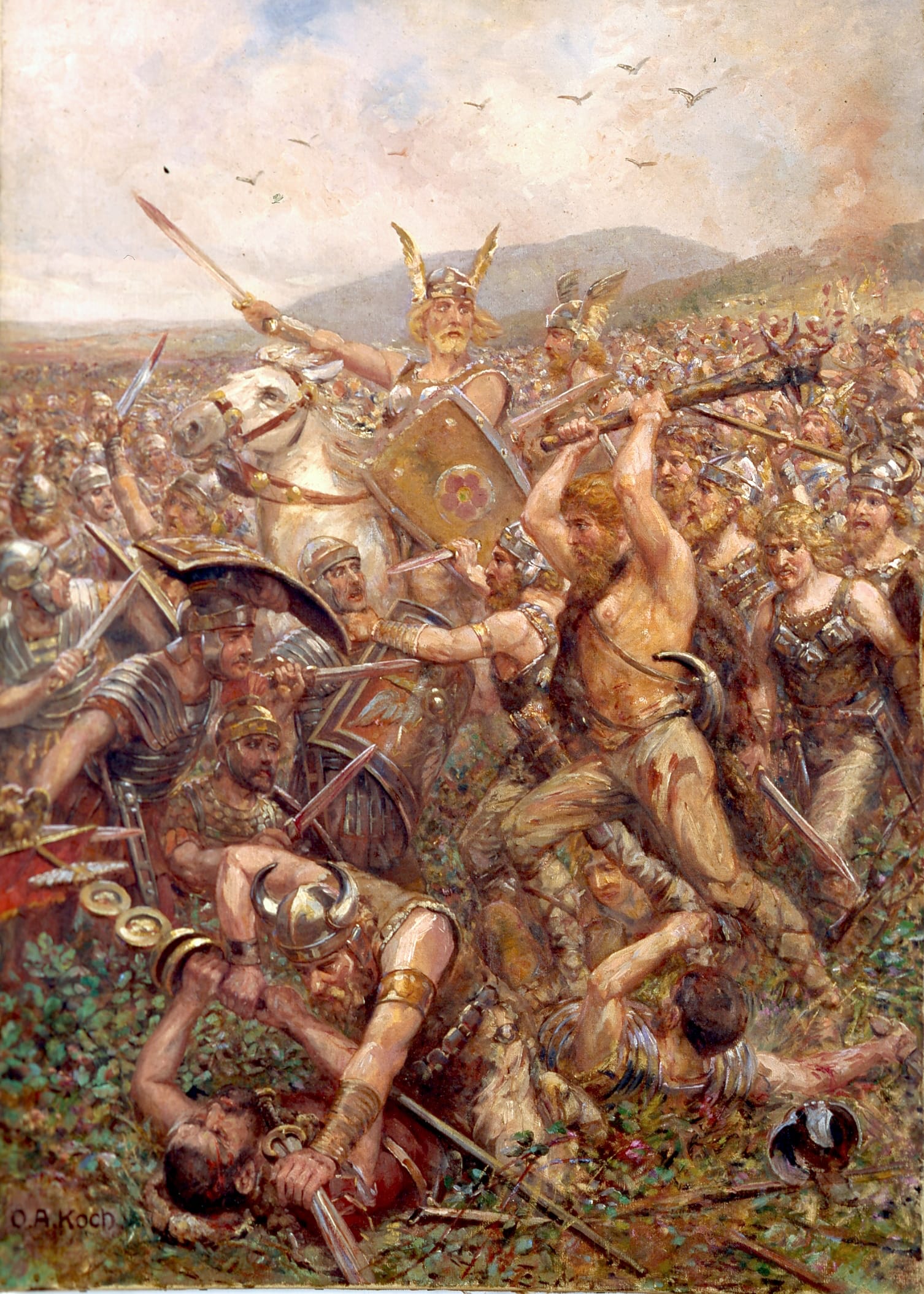 "The Varus Battle" by Otto Albert Koch