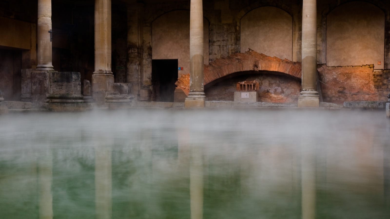 Roman Bath, with heated water