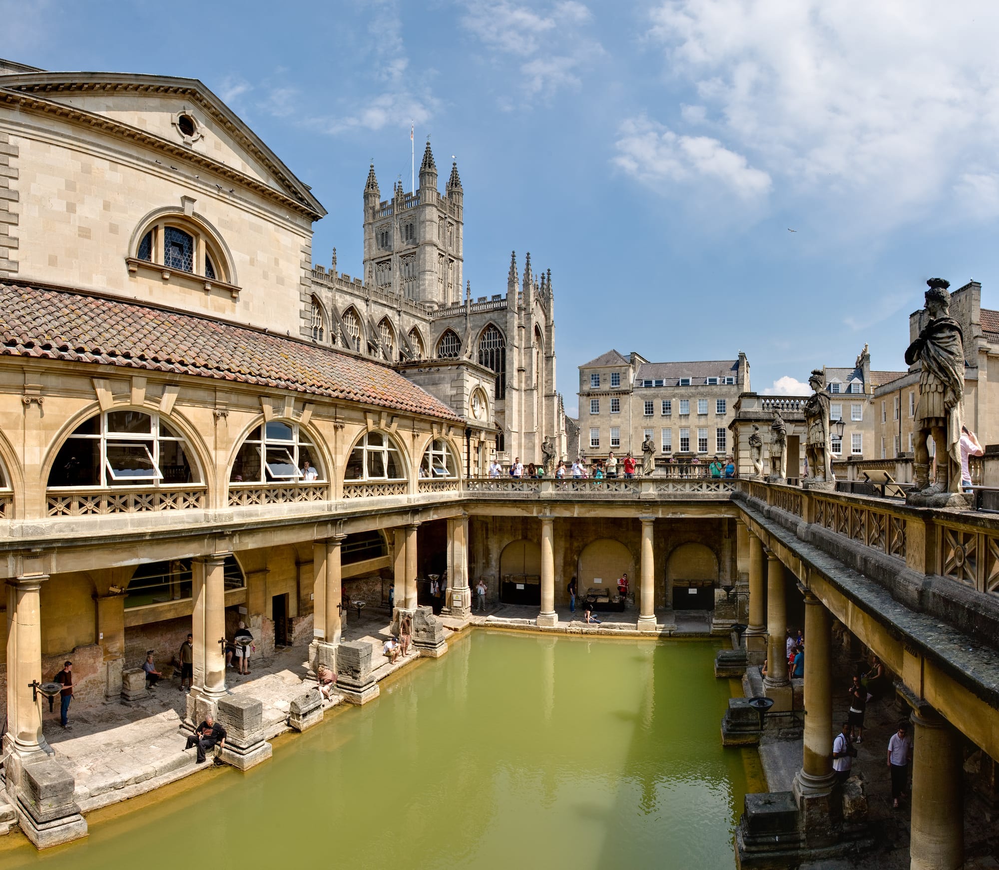 The Roman Baths (Thermae) of Bath, England