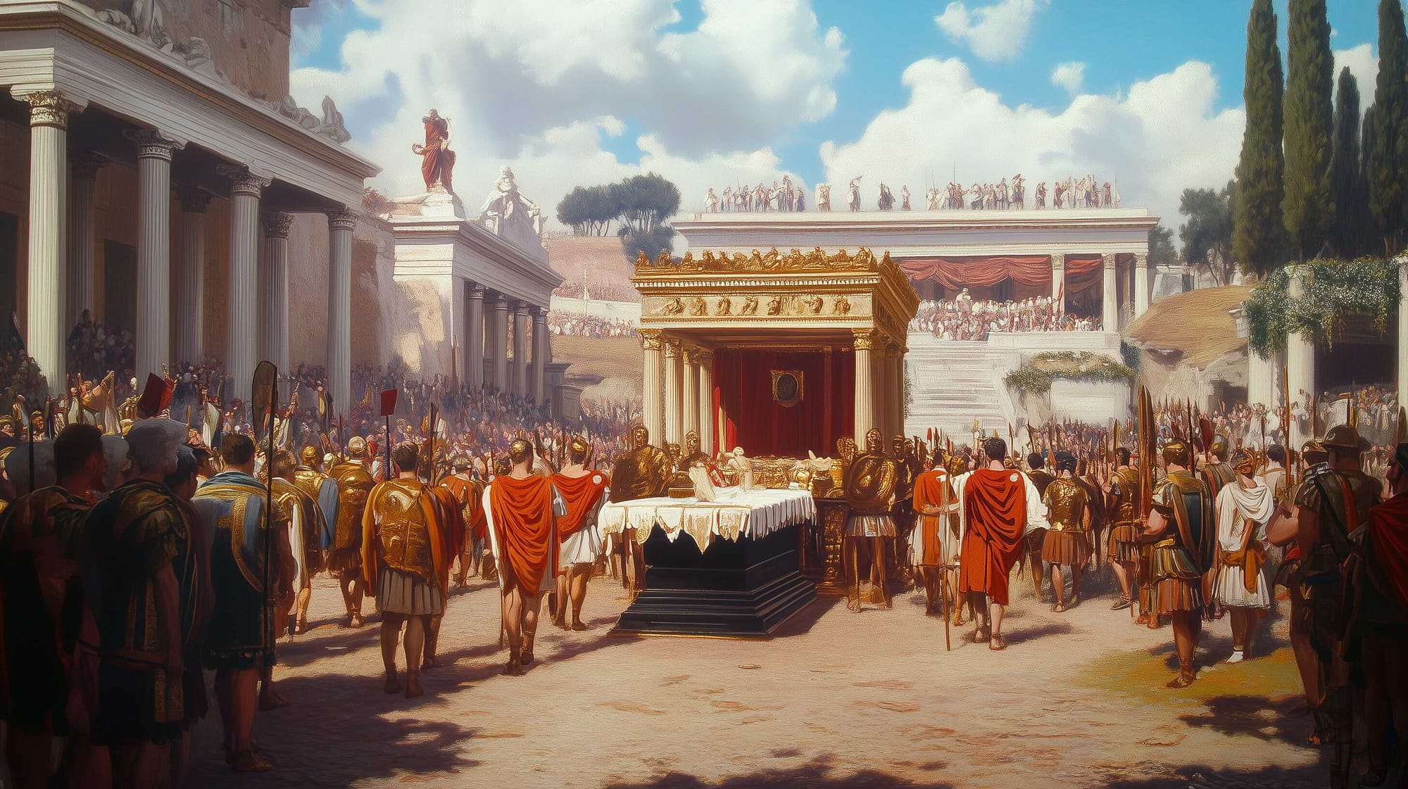 A possible representation of Drusus’ grand funeral