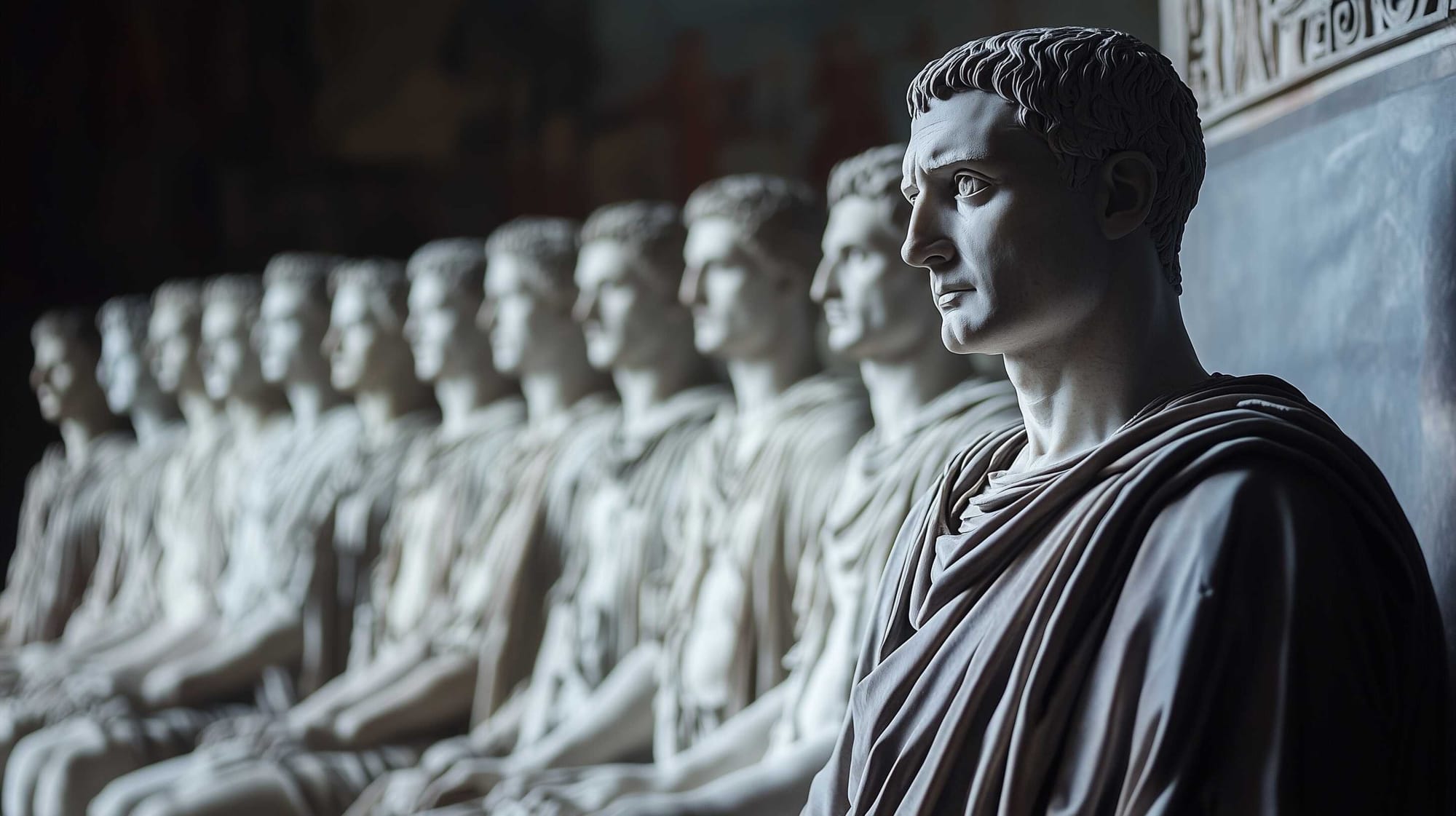 The 12 Caesars whose lives Suetonius recorded in high detail. 