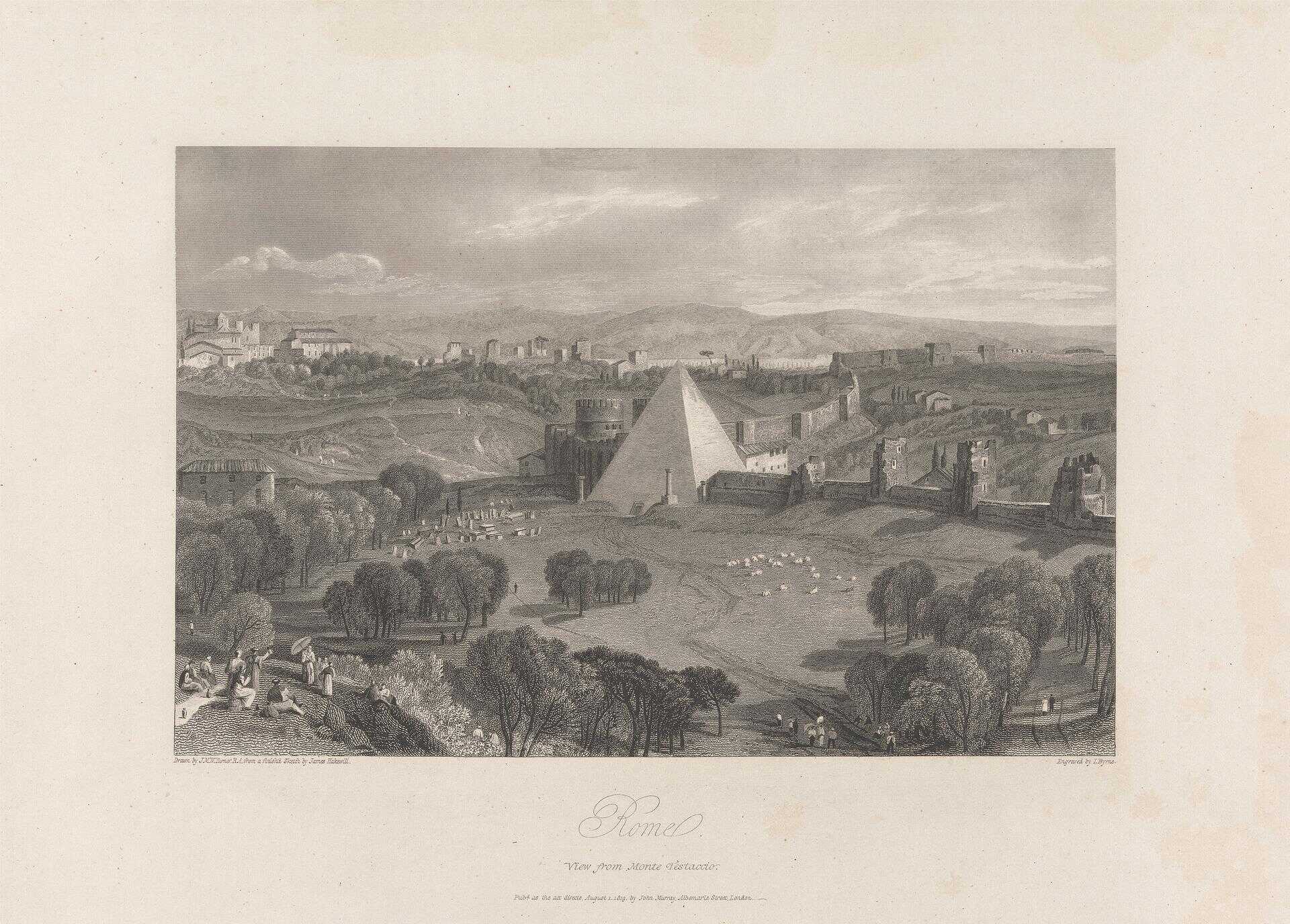 Rome, from Monte Testaccio Gravure