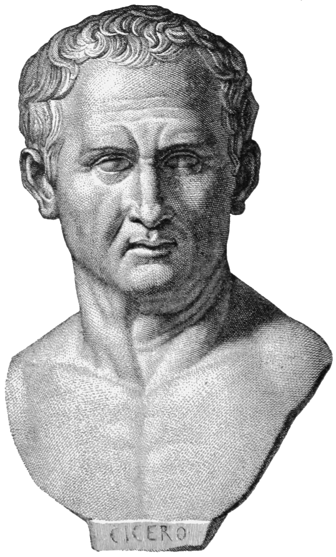 Cicero's bust in London