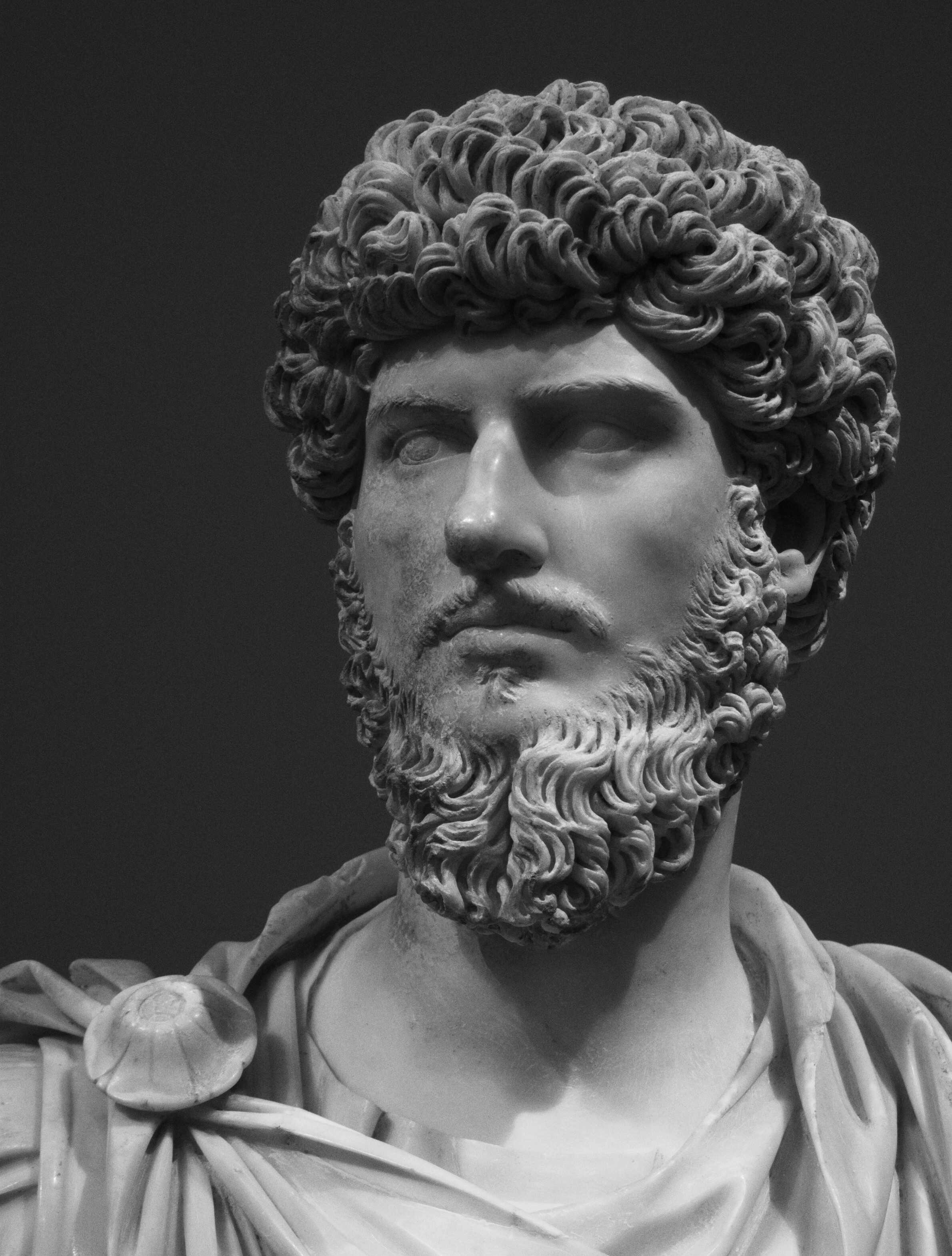 Roman co-emperor Lucius Verus’ marble bust from the MET, New York