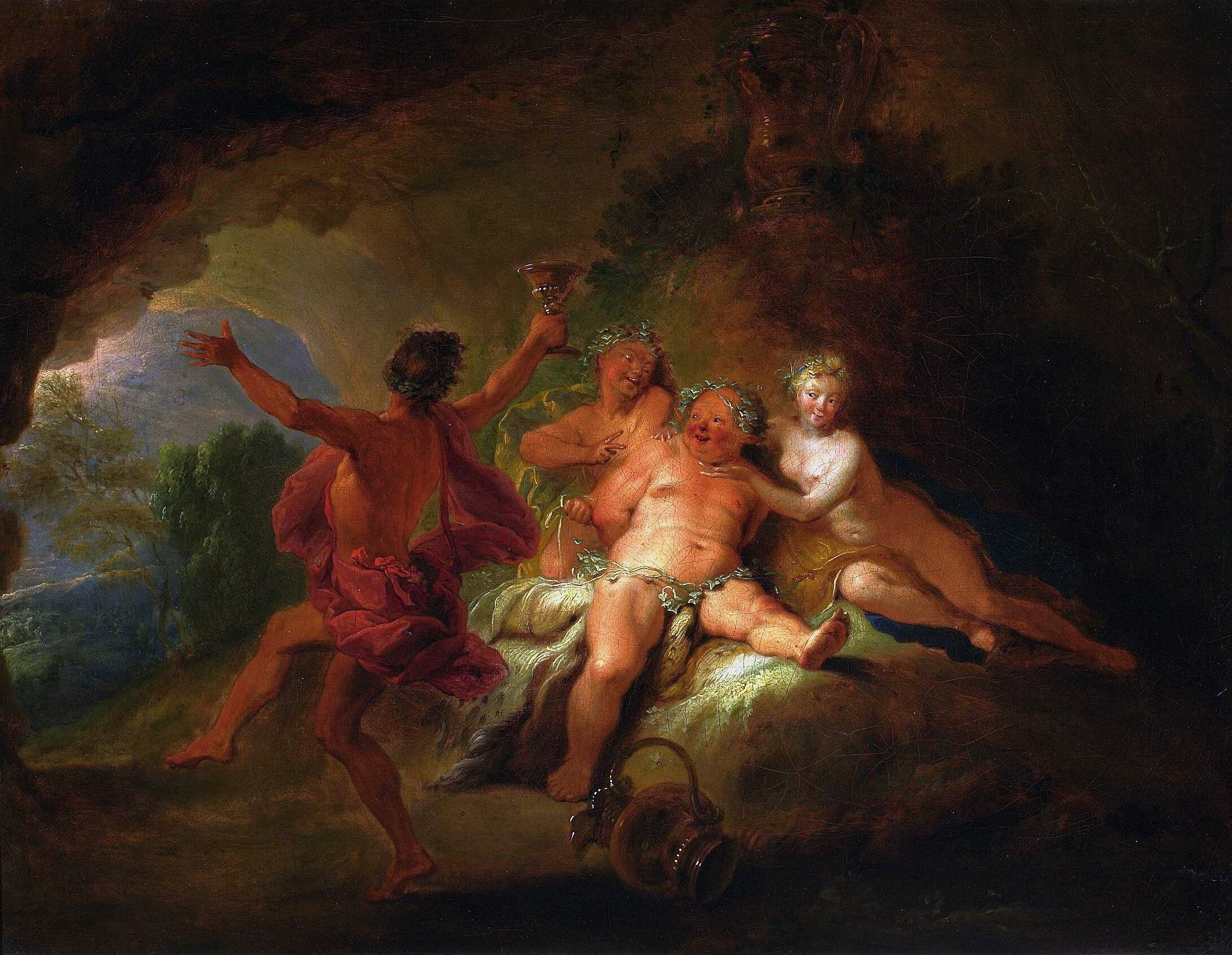 Nicolas Berlin’s painting of Bacchanalia