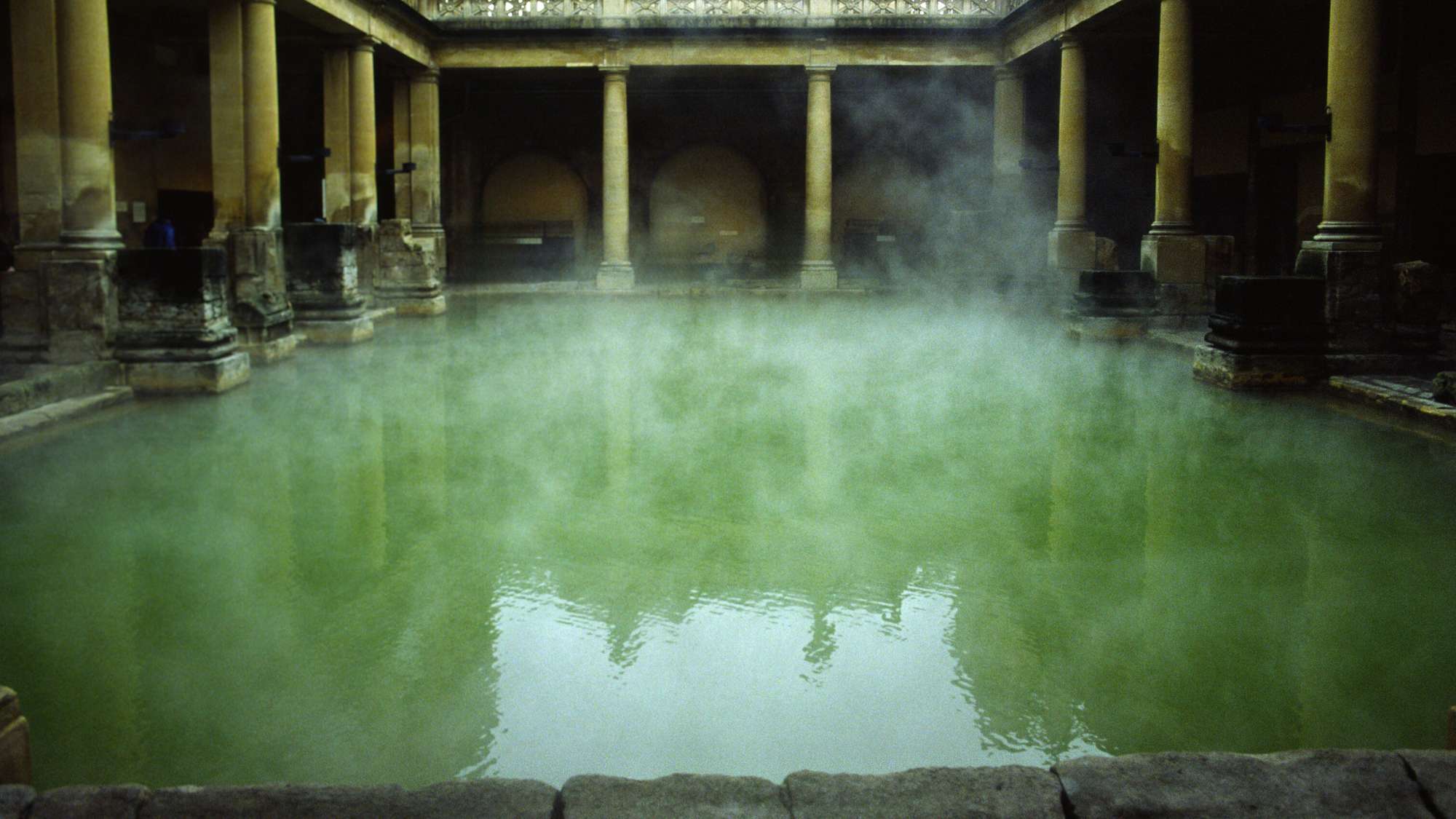 Roman Baths letting off steam