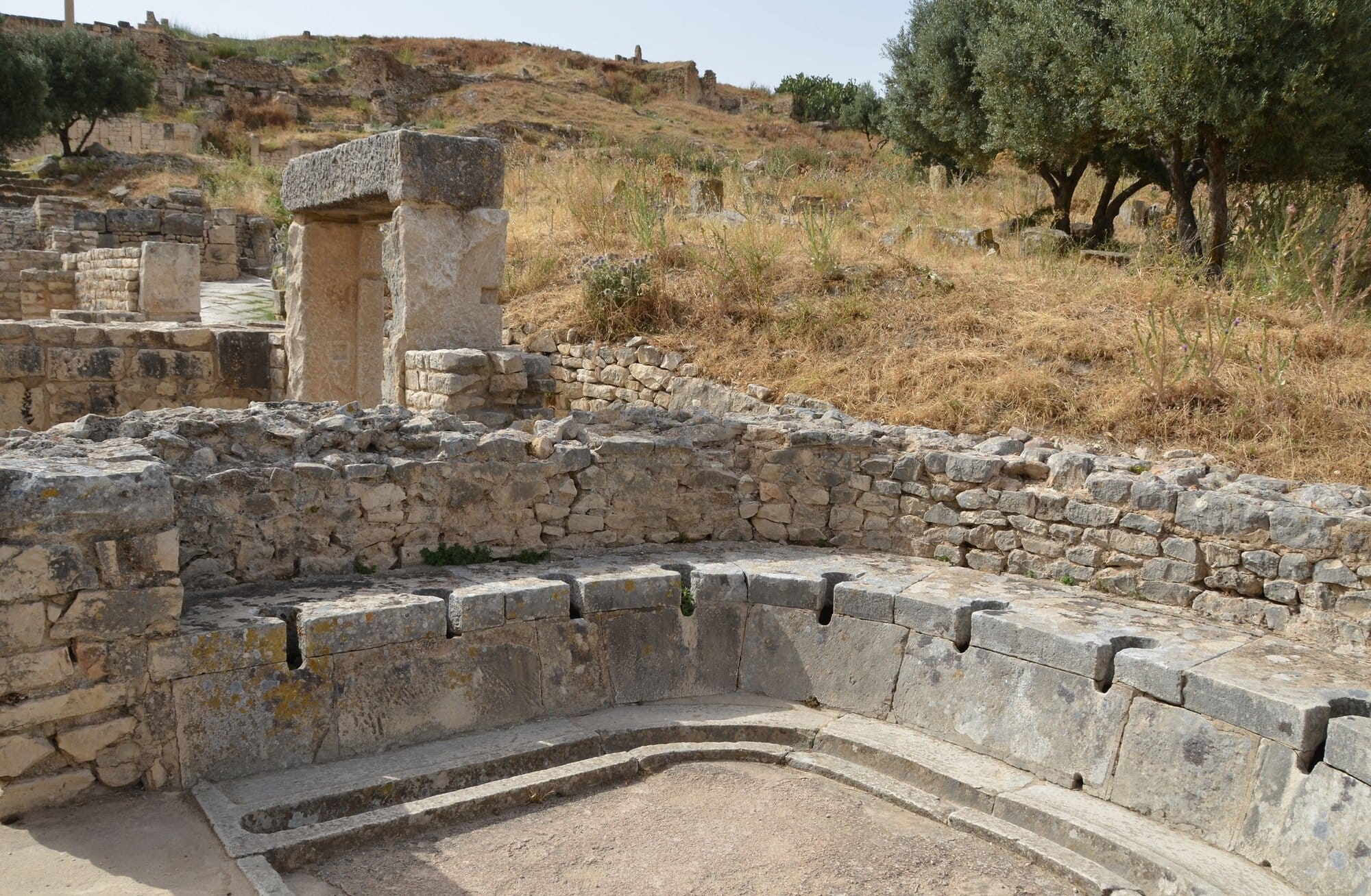 Dougga, Roman latrines