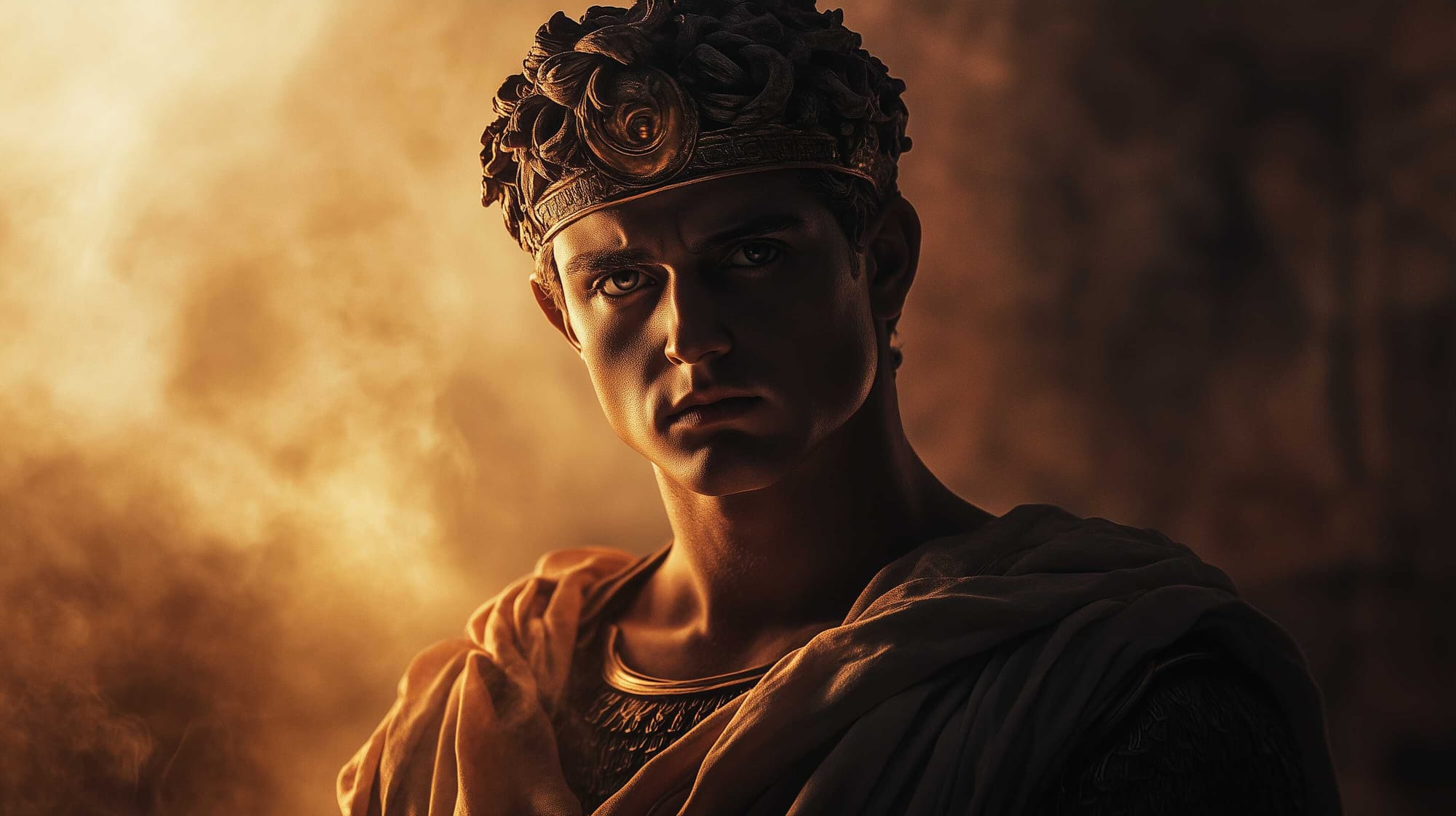 A possible representation of Emperor Augustus depicted as a God