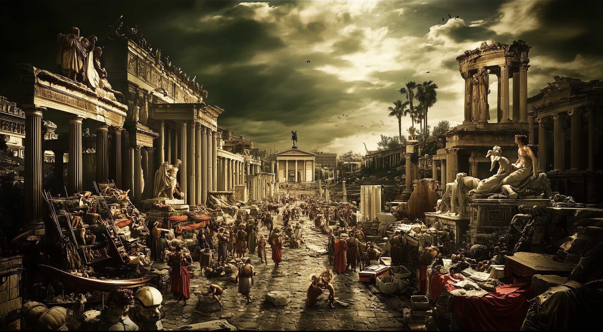 A possible representation of Martial’s dystopian vision of consumerism for Rome