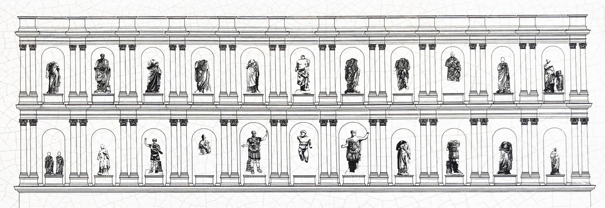 A two-dimensional reconstruction of the Nymphaeum of Herodes Atticus at Olympia