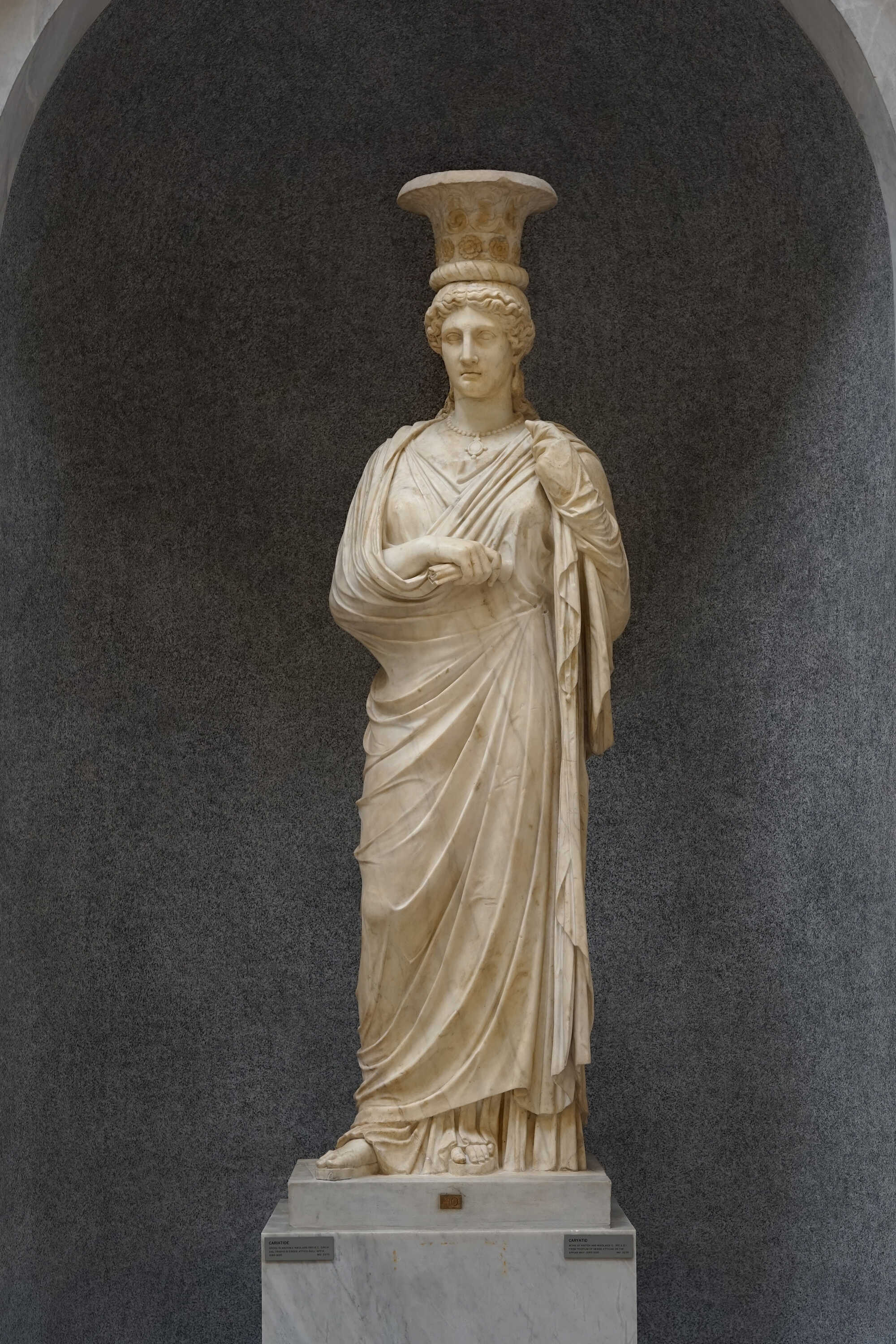 Caryatid from the Triopion of Herodes Atticus in the Appian Way.