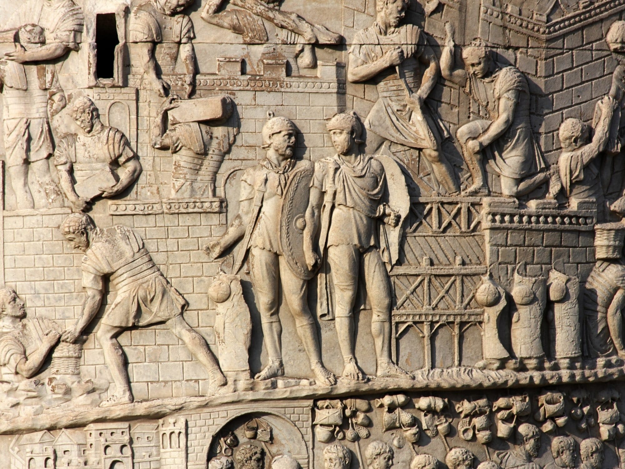 Detail from Trajan’s Column in Rome