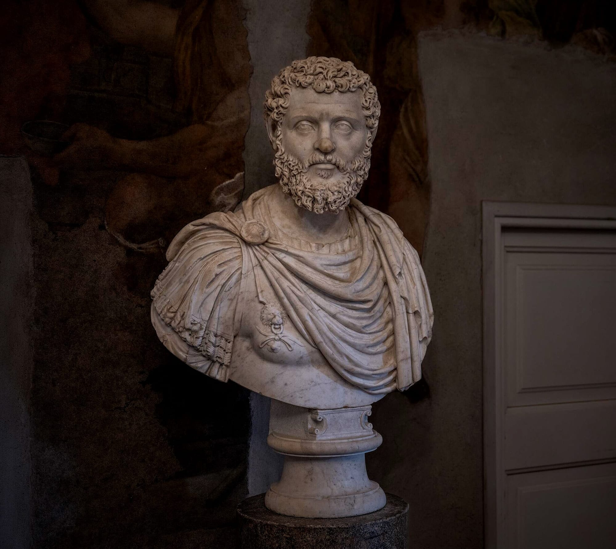 A bust of the short-lived Roman Emperor Didius Julianus