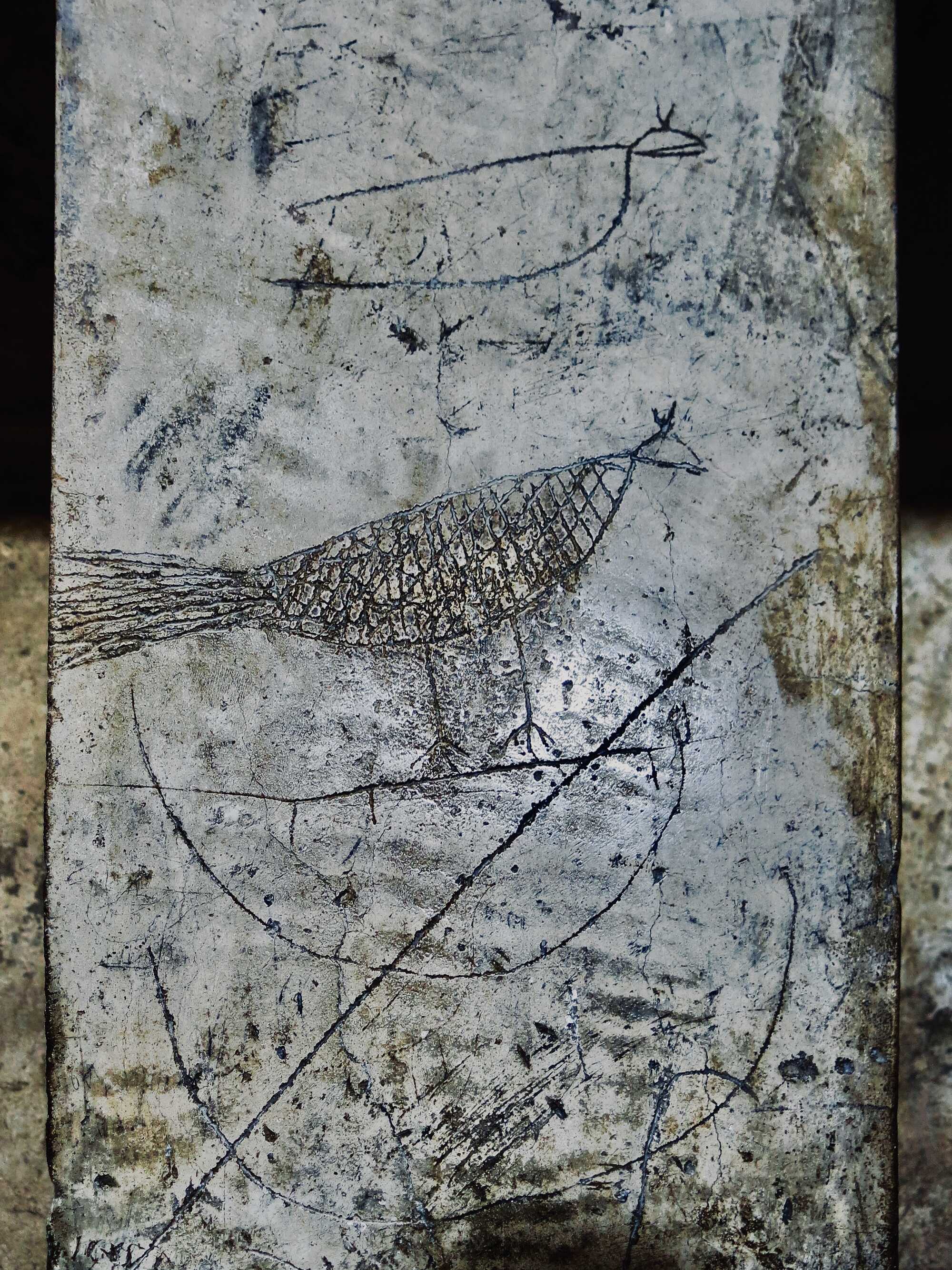 A bird graffiti from Pompeii