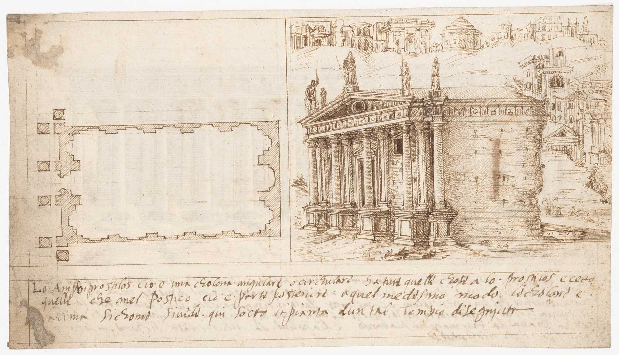 A detail from Vitruvius’ descriptions of Ancient Roman temples