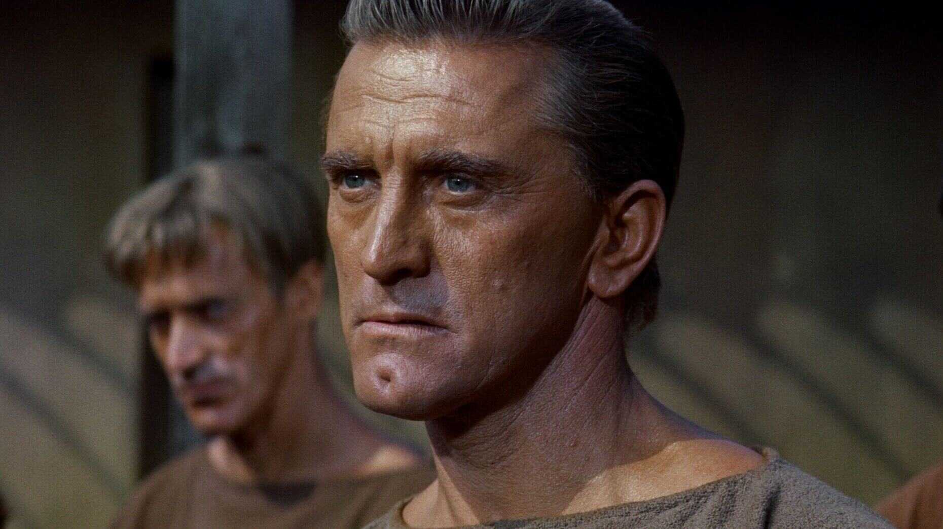 Kirk Douglas as Spartacus in the Stanley Kubrick movie