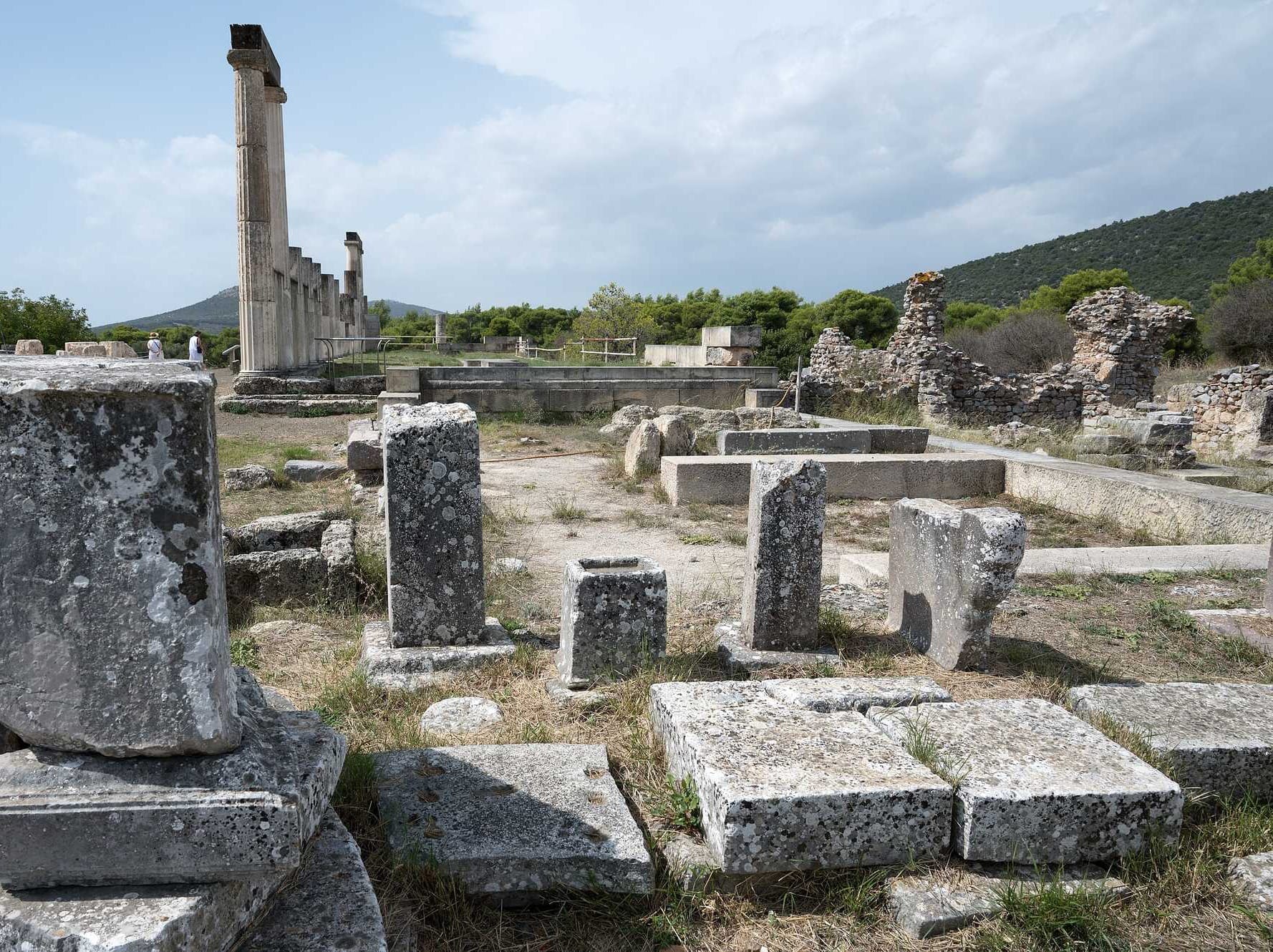 The Ancient Greek bath of Asklepios in Epidaurus