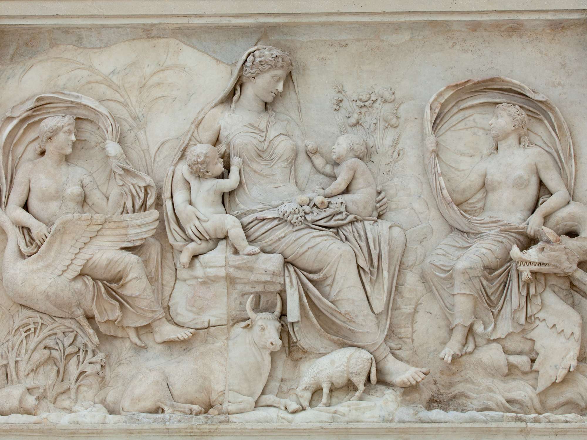 The Roman Goddess Pax on the Ara Pacis Augustae