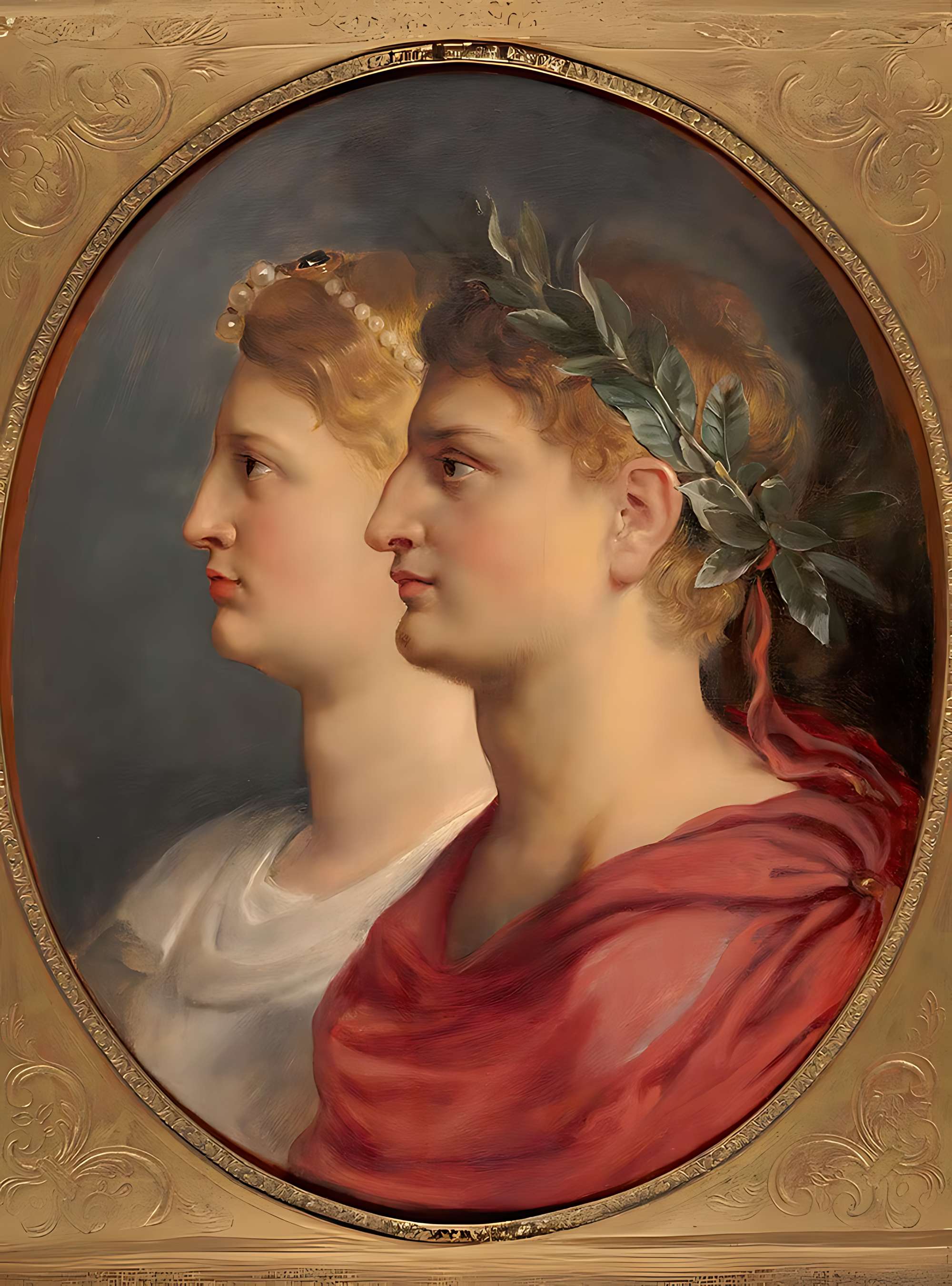 A painting of Tiberius and Vipsania, by Rubens