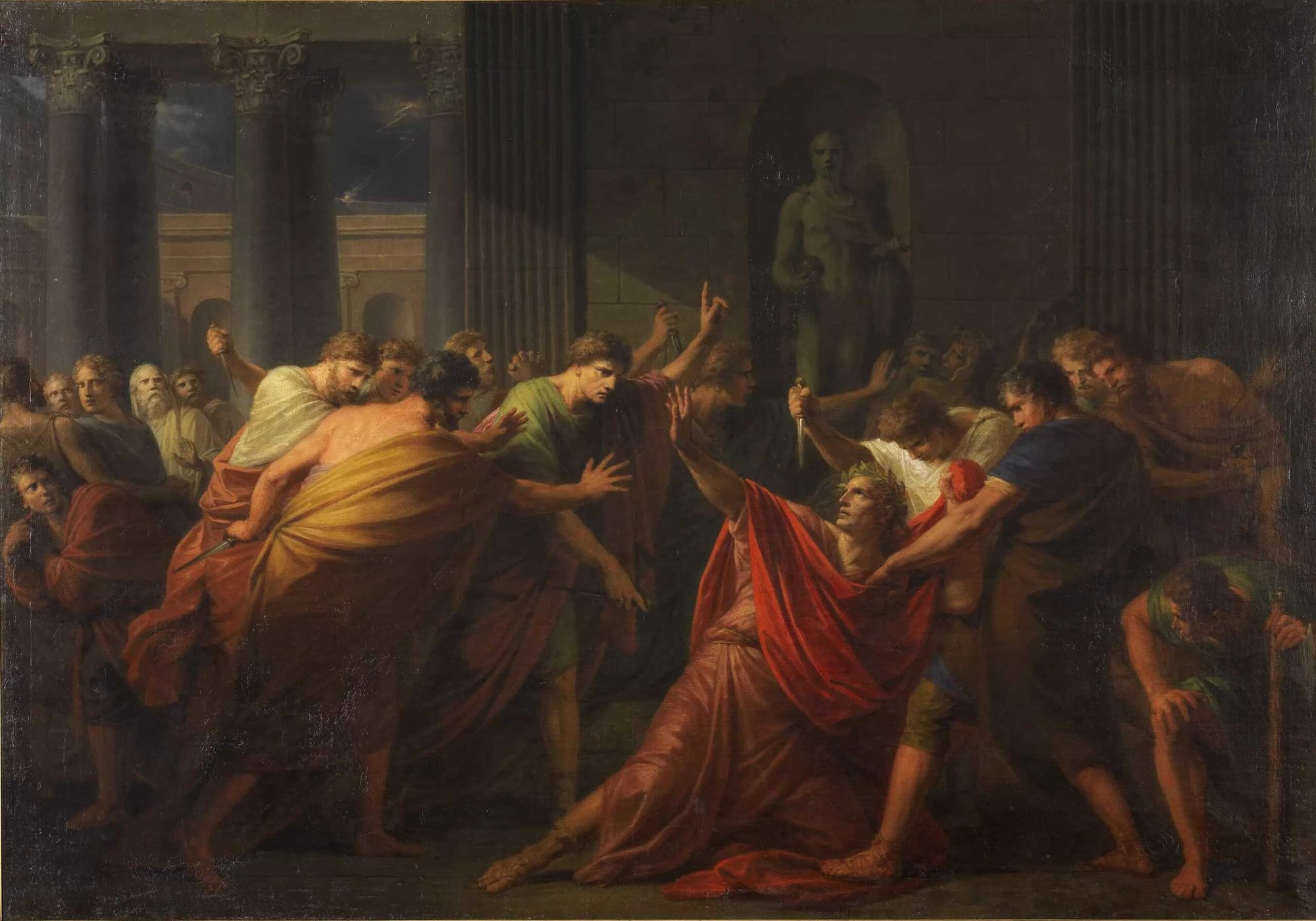 The Assassination of Julius Caesar, by Heinrich Füger