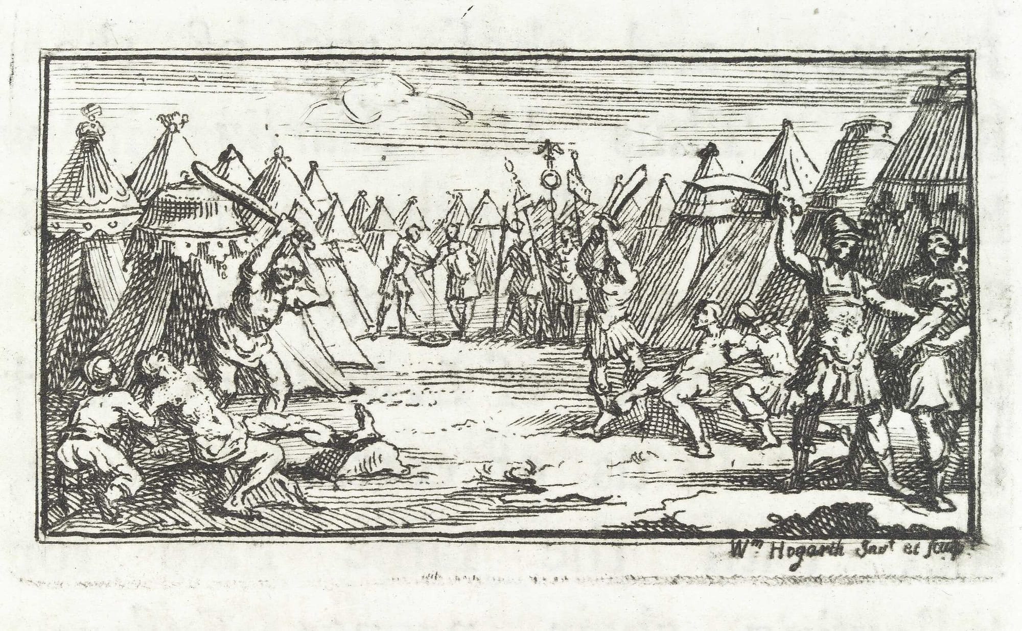 Roman military punishment showing the breaking of the legs of slaves or persons of an inferiour level