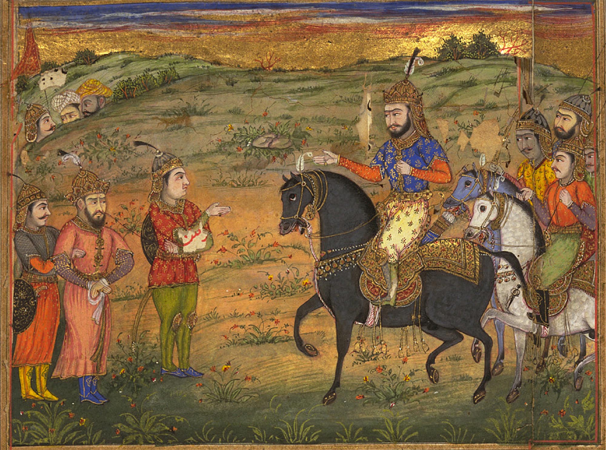 Shapur I captures the Roman emperor Valerian