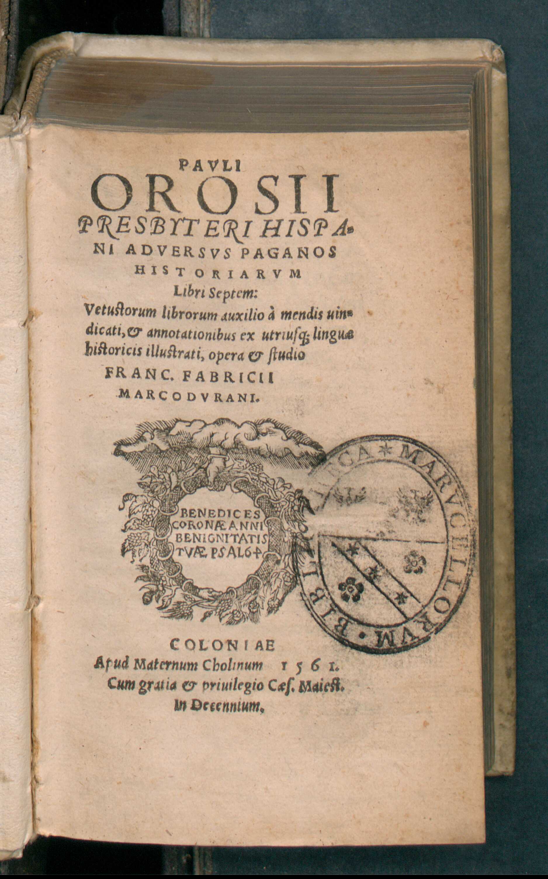 Pauli Orosii Historiae Adversus Paganos