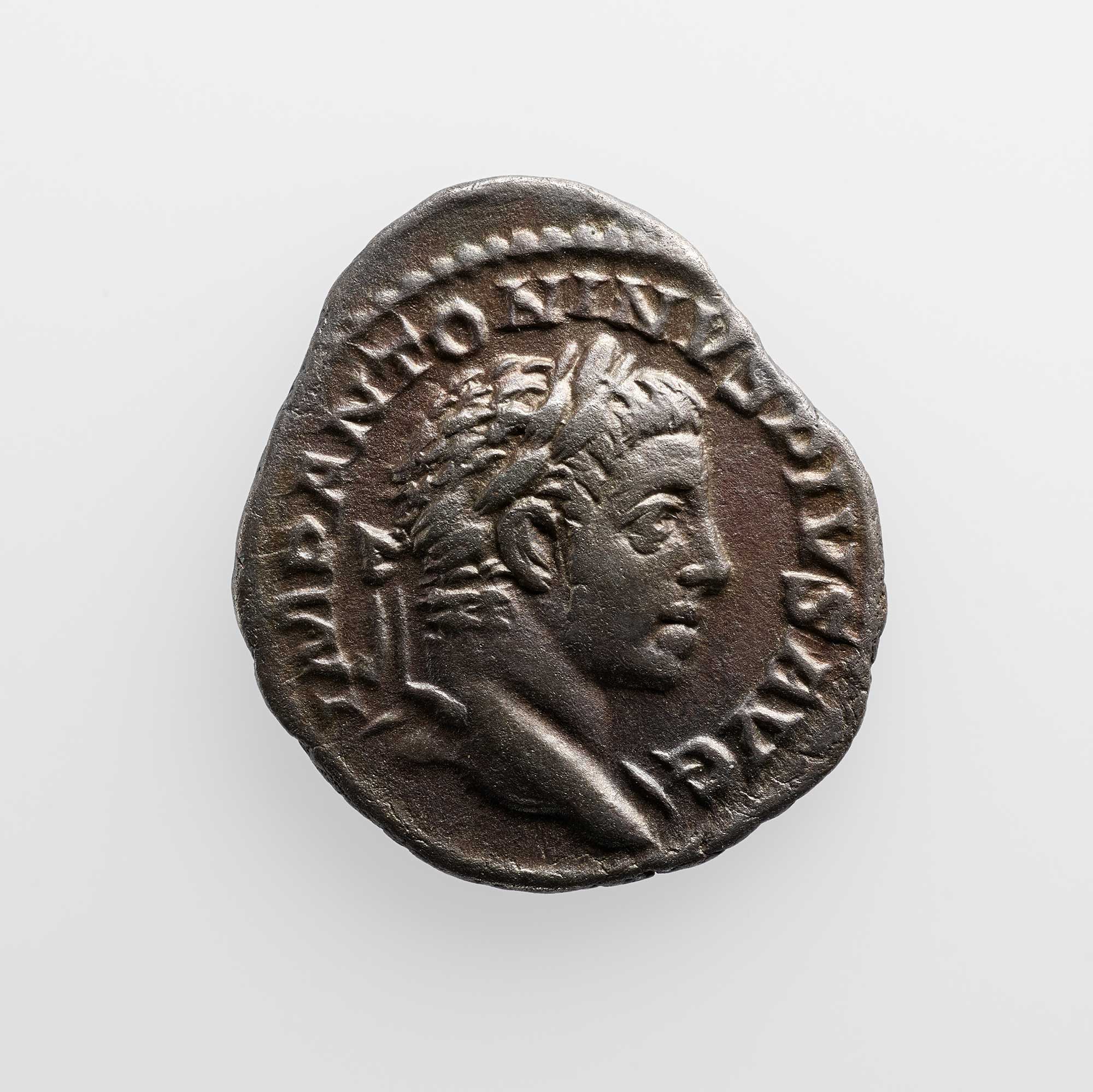 Roman Denarius coin of Emperor Elagabalus