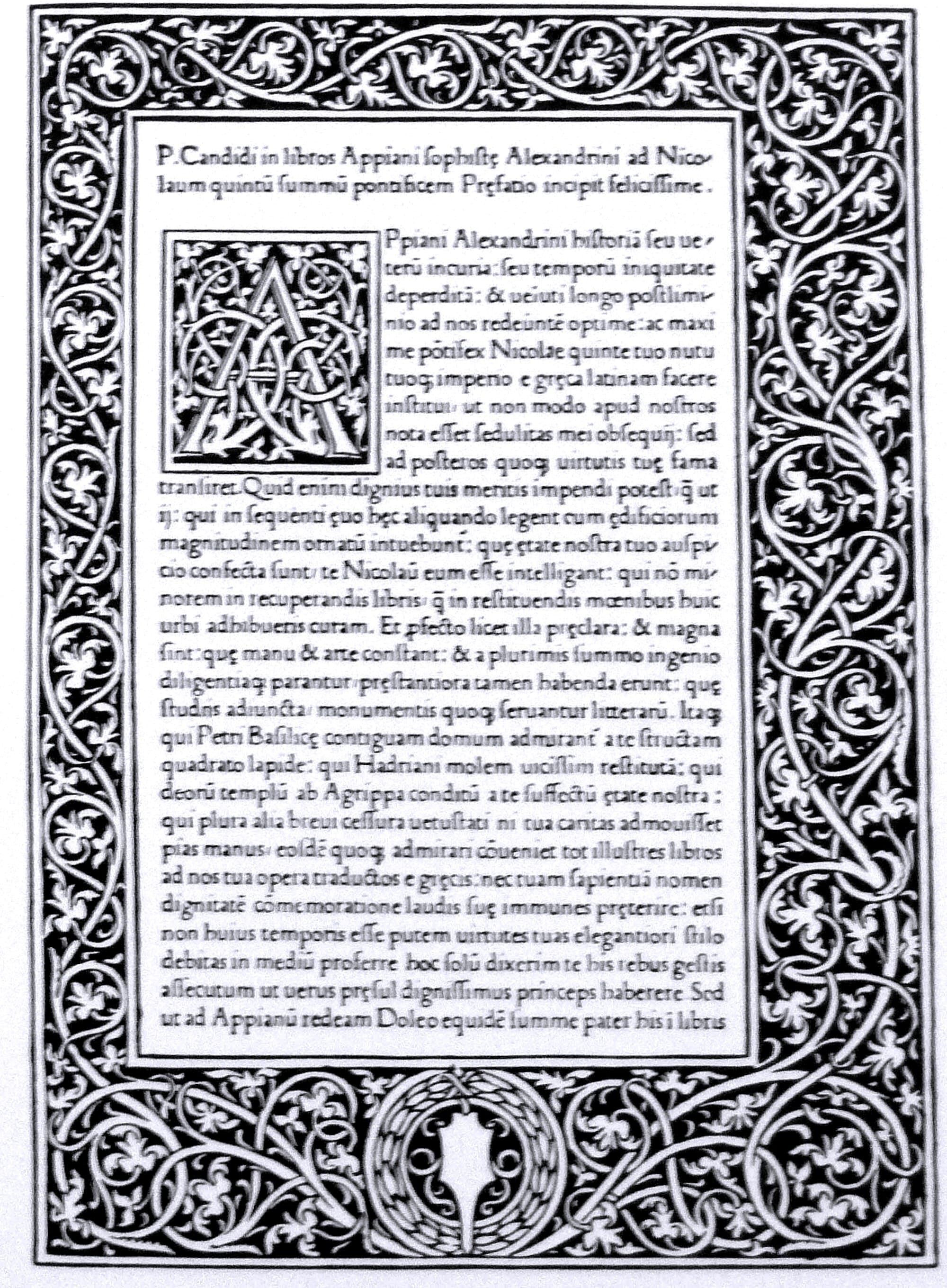 Appian: Historia Romana. Printed in Venice 1477 by Erhard Ratdolt