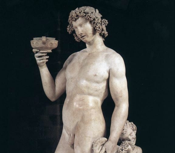 Statue of Bacchus, 1496–1497, Michelangelo