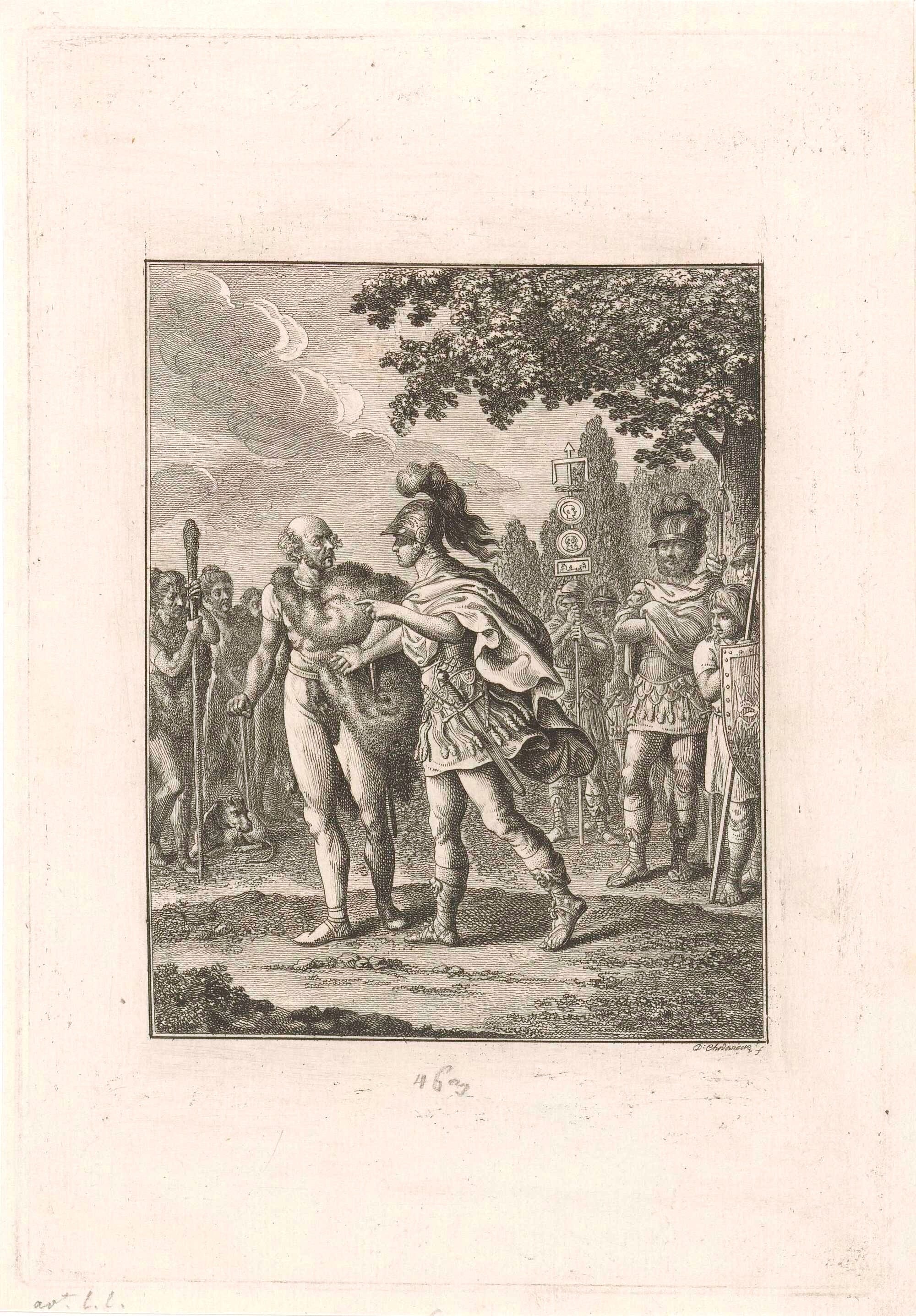 Bojokal and Avitus Discussing the Division of the Land.