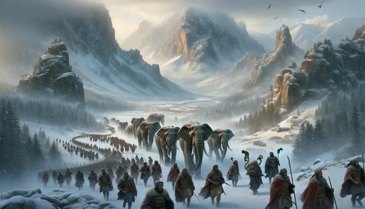 Hannibal ad portās: How 37 African elephants crossed the Alps.