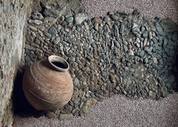 Amphorae found in a house next to the roman theater in Lisbon