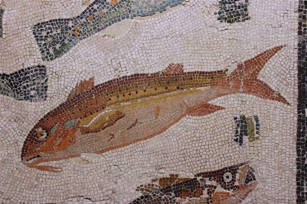 Ancient Roman mosaics in the Art Institute of Chicago