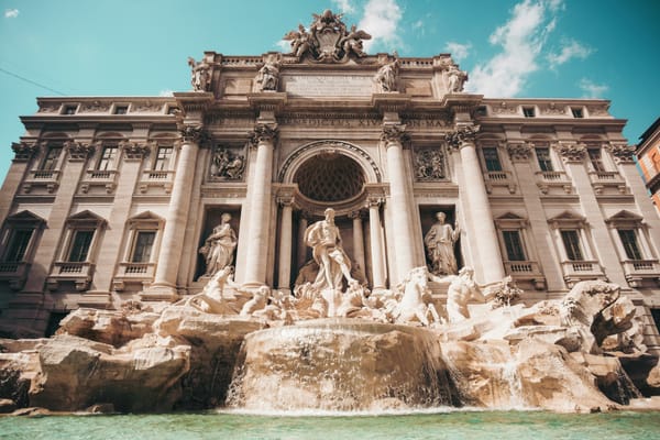 The Fontana di Trevi in Rome
