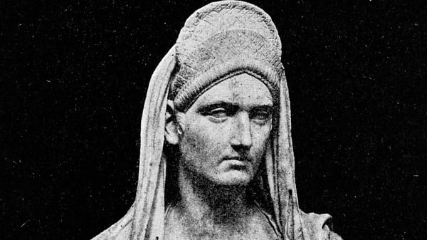 Ancient rome, bust of Empress Faustina